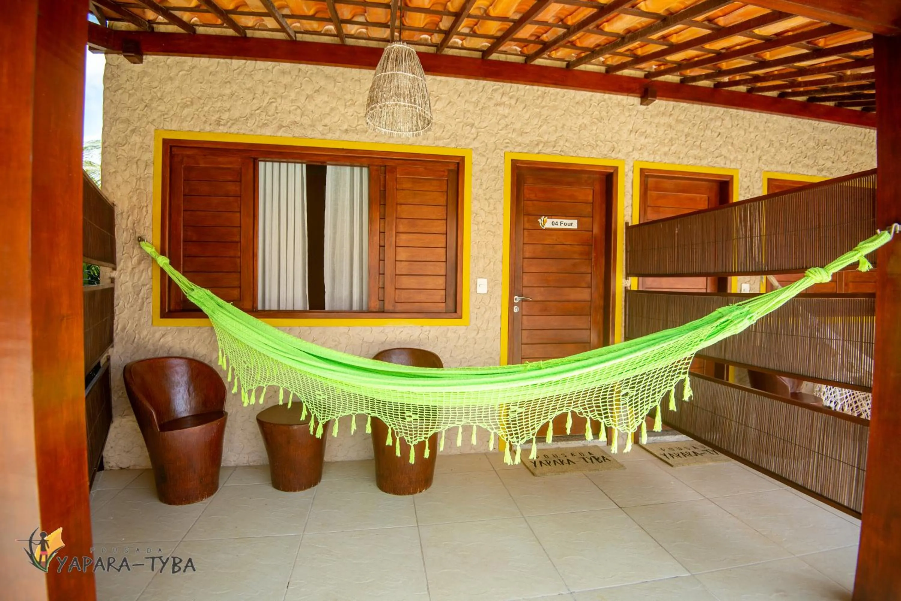 Patio in Pousada Yapara-Tyba