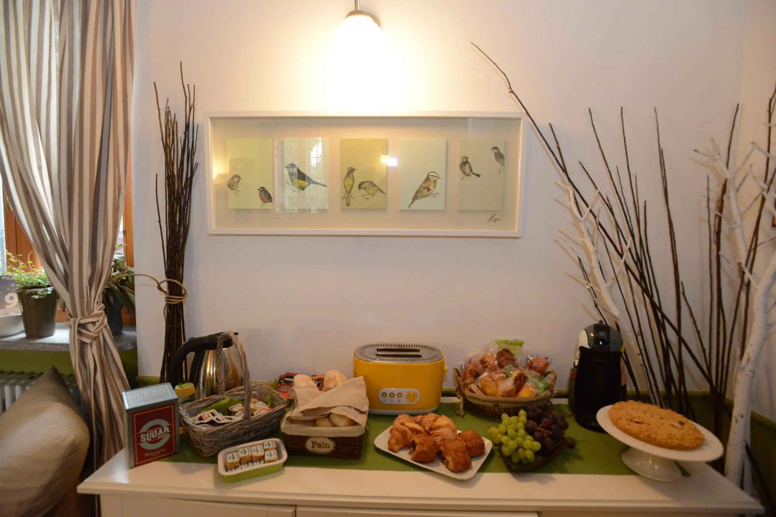 Food and drinks in Il Pettirosso B&B