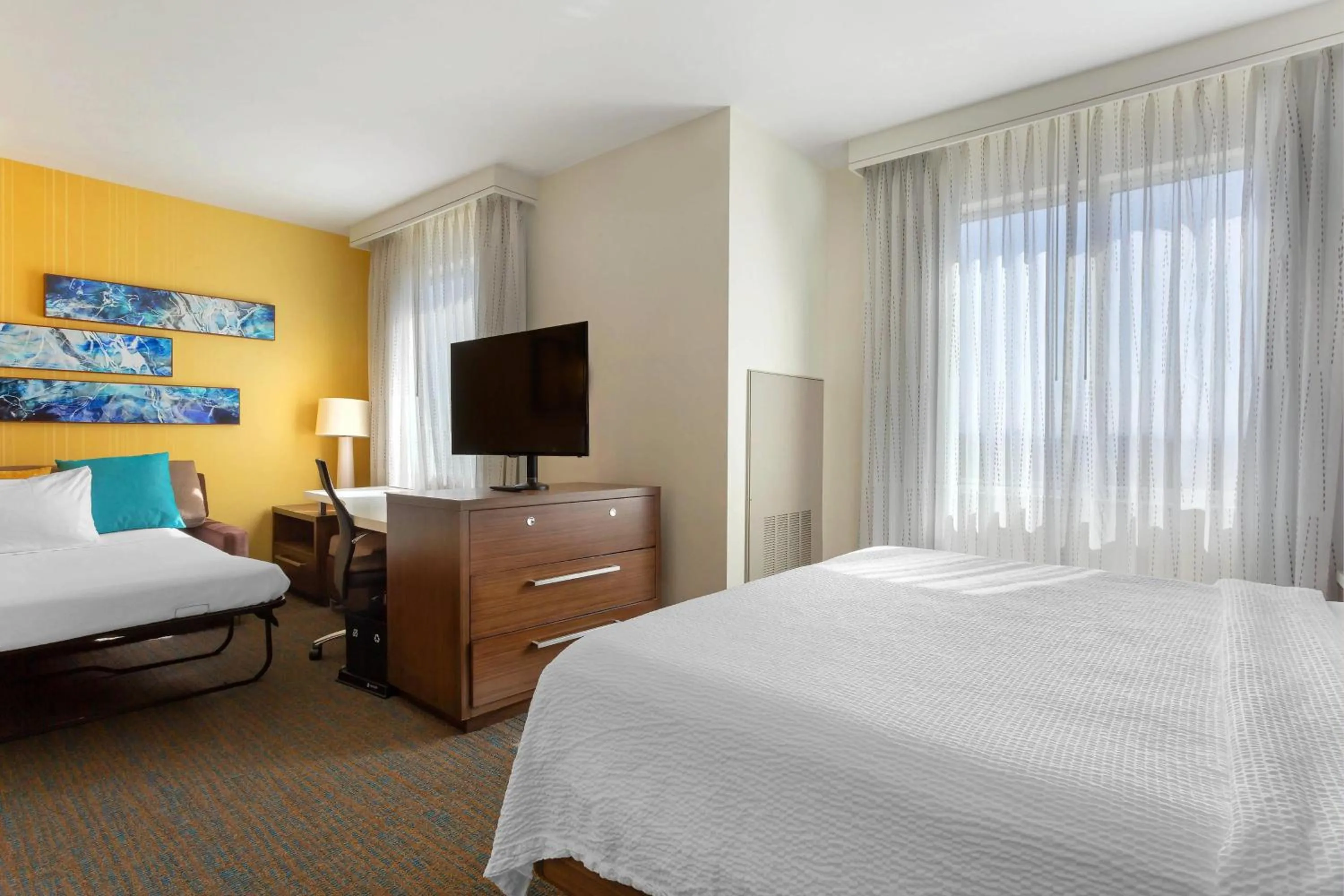 Bedroom, Bed in Residence Inn by Marriott Secaucus Meadowlands