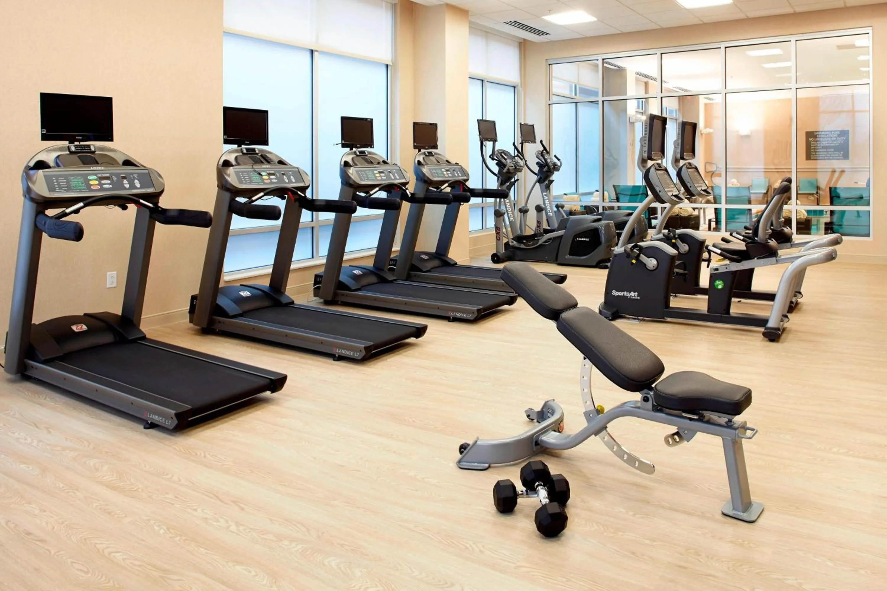 Fitness centre/facilities in Residence Inn by Marriott Secaucus Meadowlands