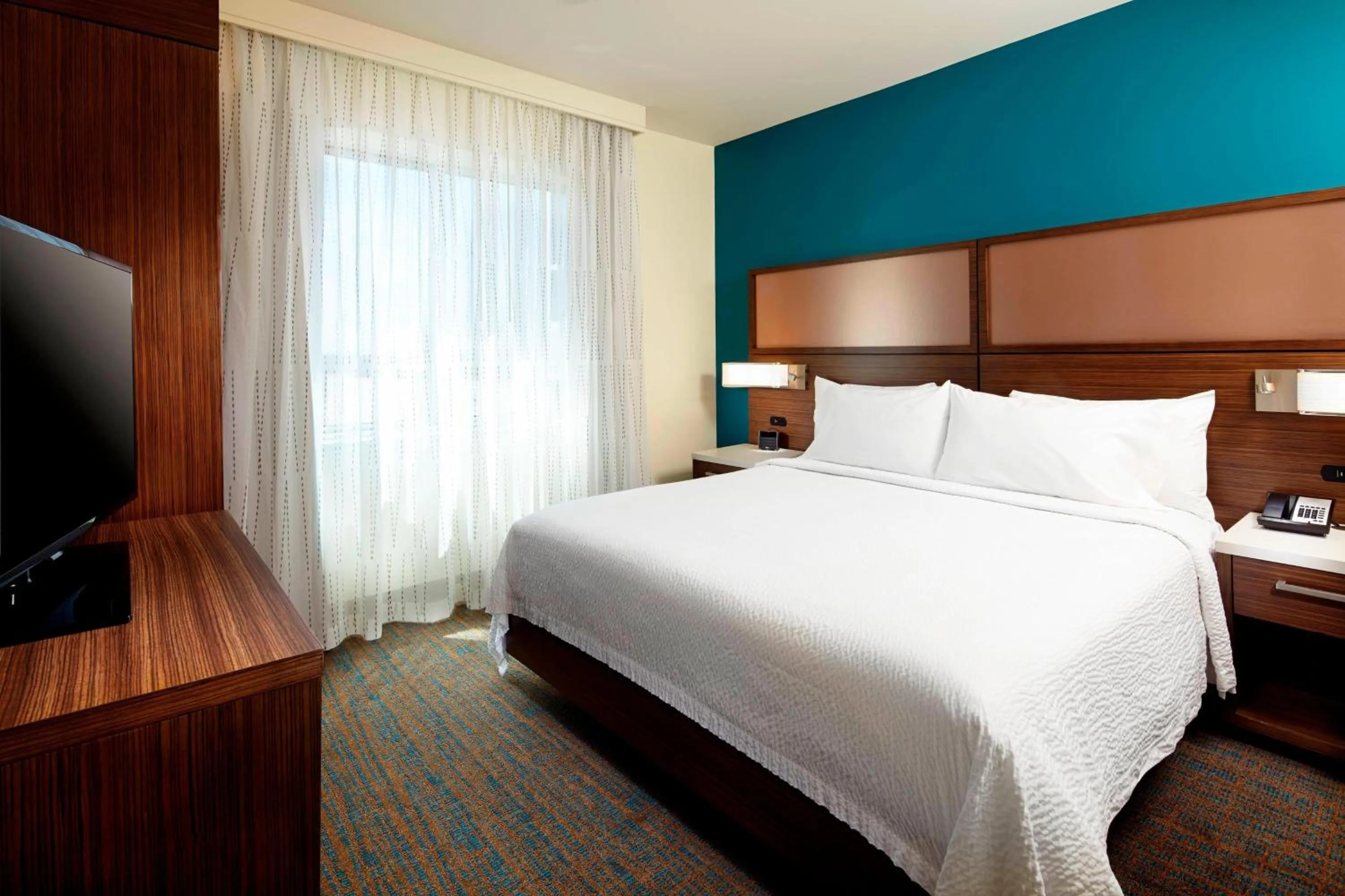 Bedroom, Bed in Residence Inn by Marriott Secaucus Meadowlands
