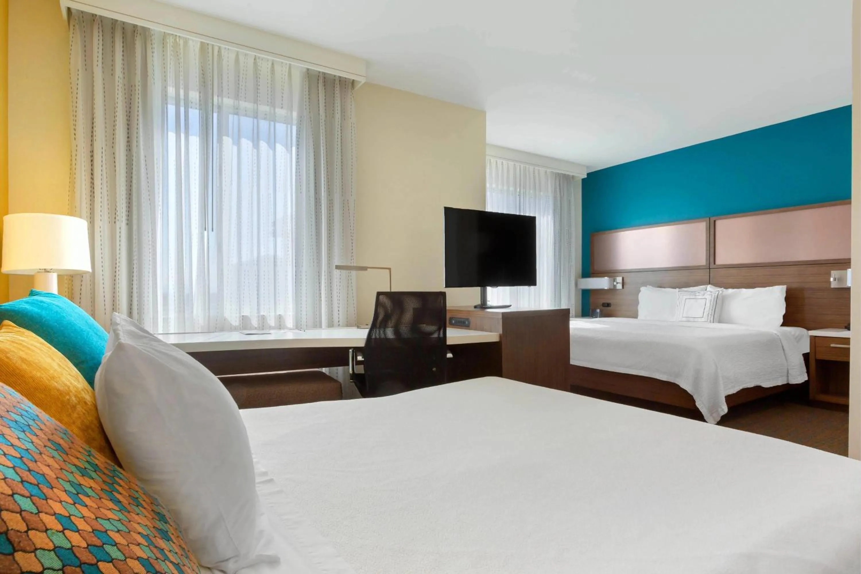 Bedroom, Bed in Residence Inn by Marriott Secaucus Meadowlands