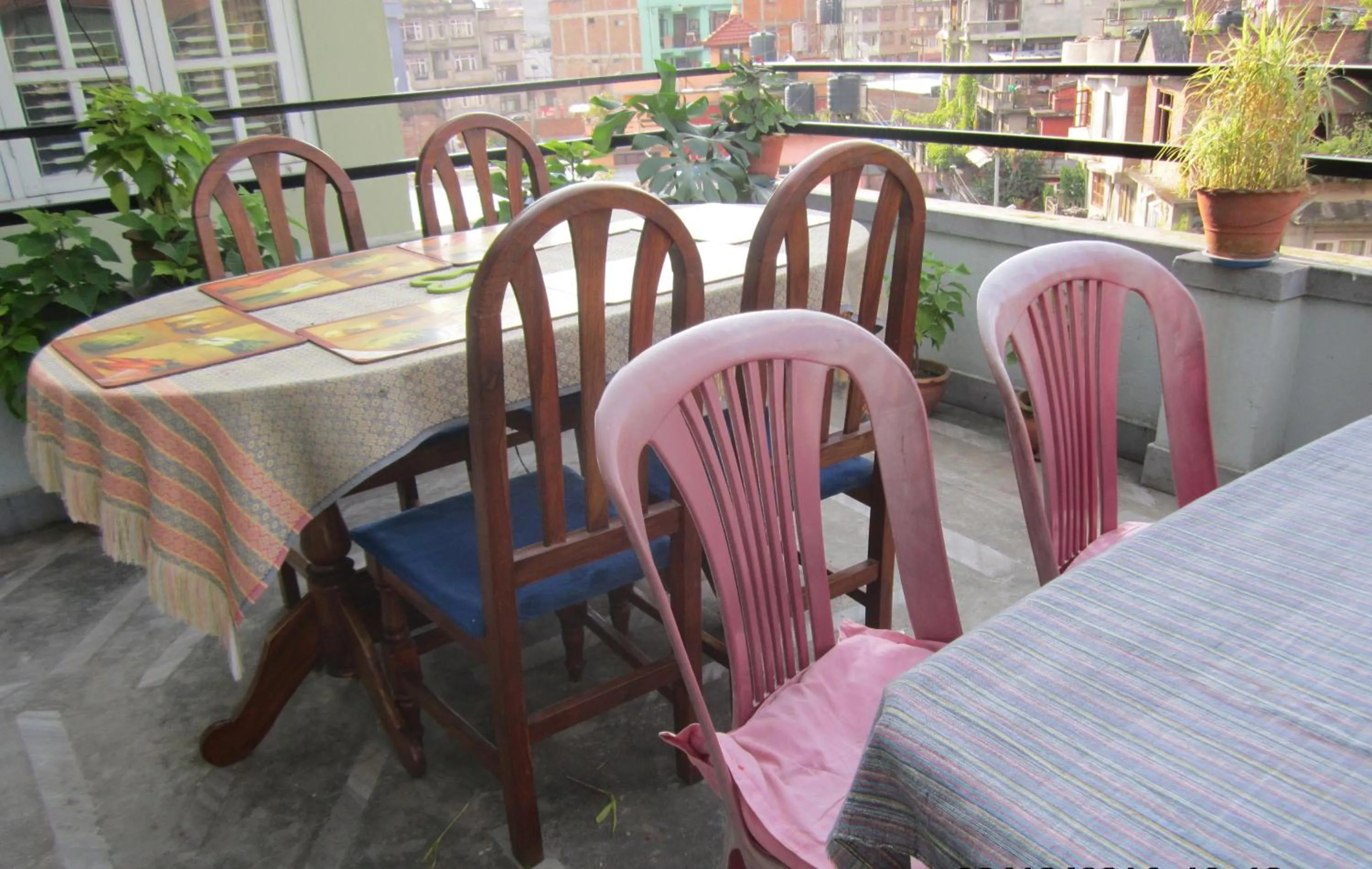 Balcony/Terrace in Le Rhododendron Chambres D'hotes