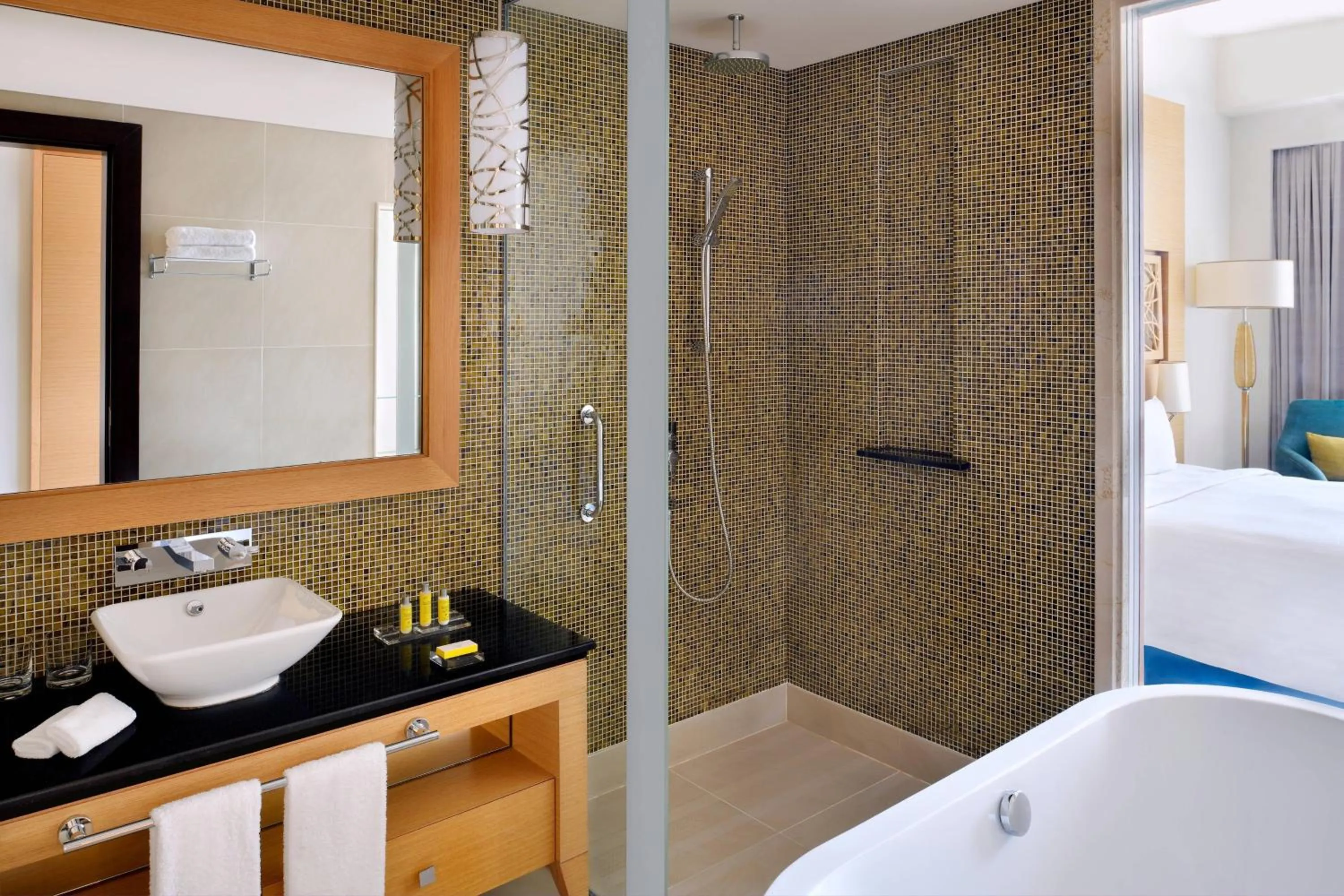 Bathroom in Marriott Hotel Al Jaddaf, Dubai
