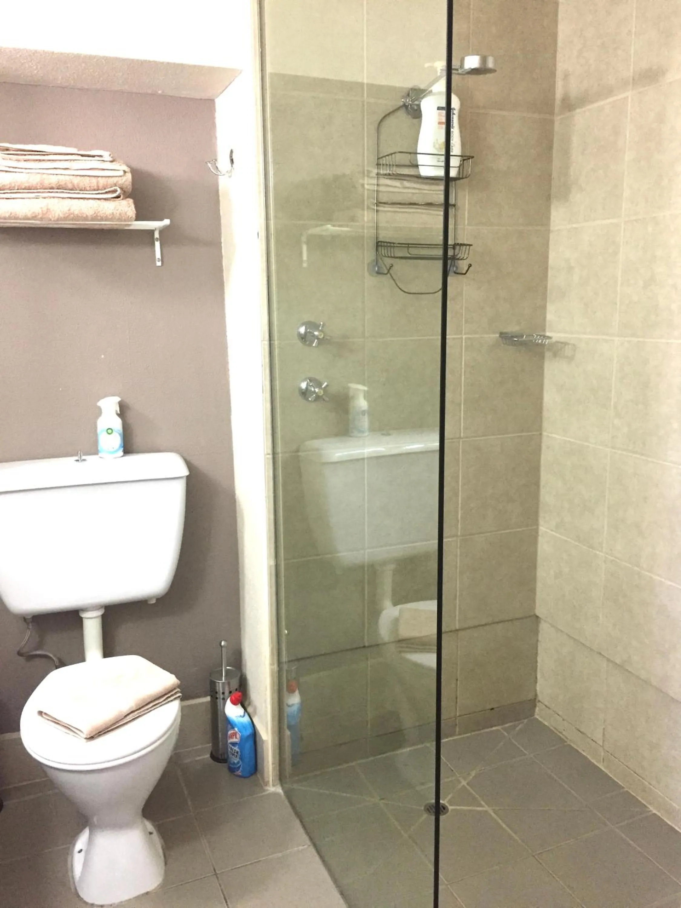 Shower in Seafront Studio The Strand