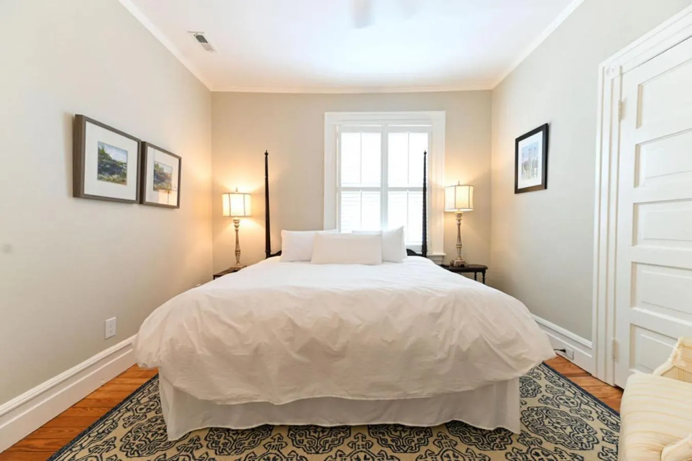 Bed in The Edenton Collection-Captain's Quarters Inn