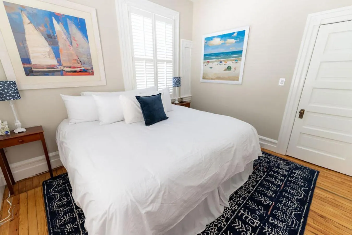Bedroom, Bed in The Edenton Collection-Captain's Quarters Inn