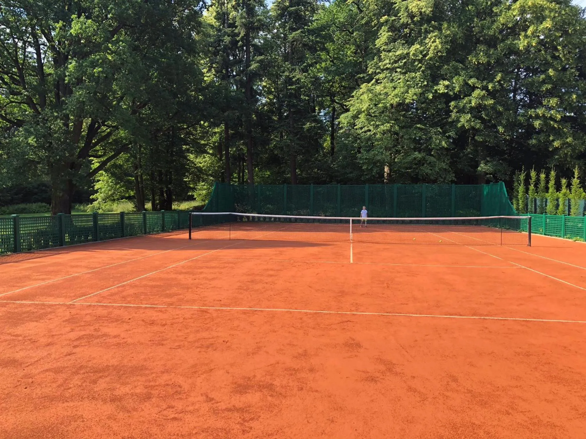 Tennis court in Hotel Palac Staniszow
