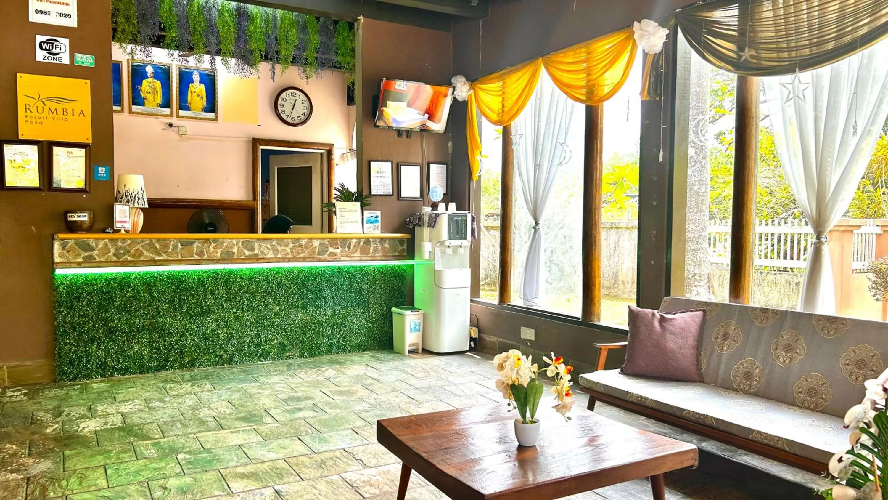Lobby or reception in RUMBIA RESORT VILLA Paka Terengganu