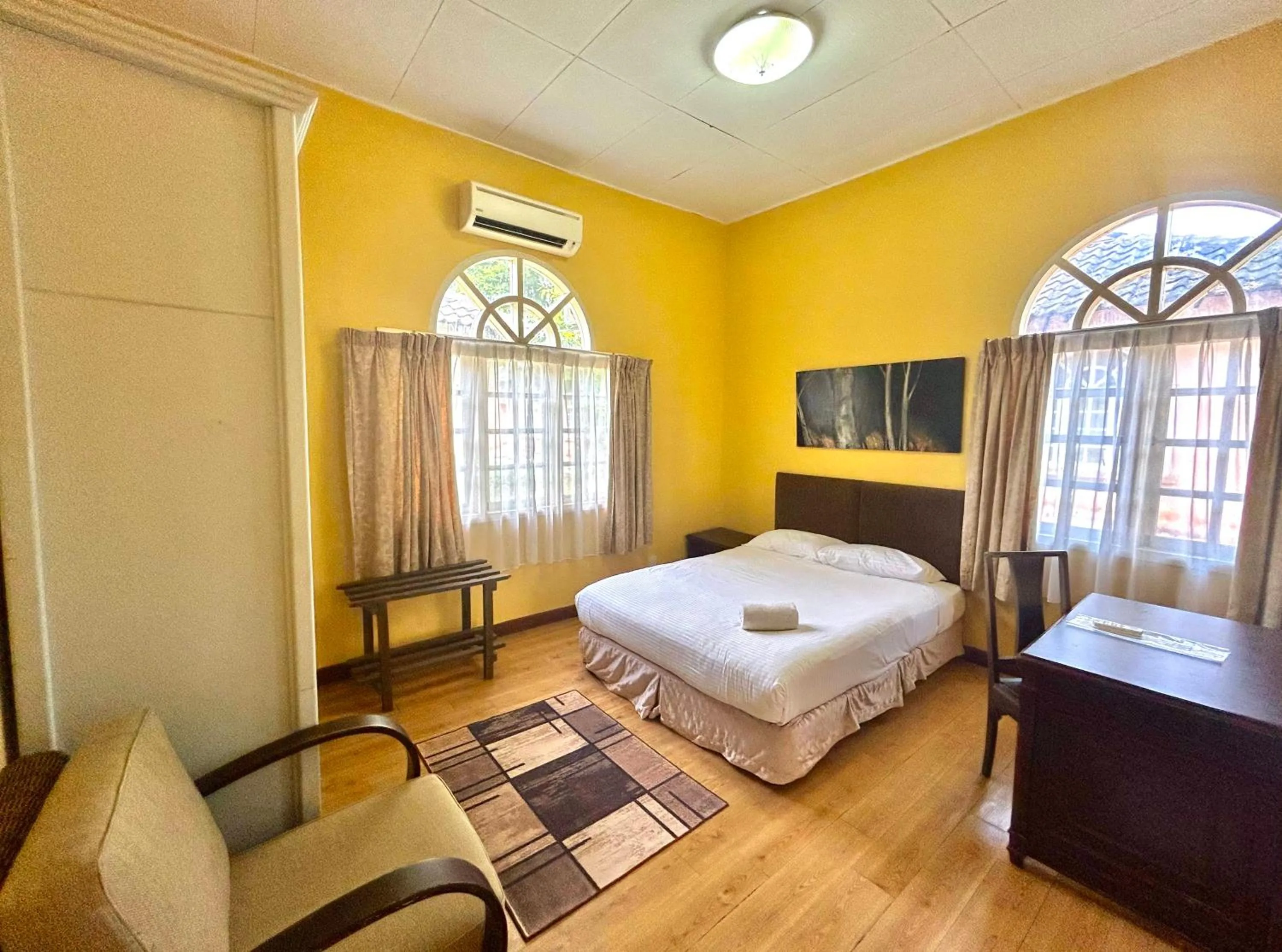 Bed in RUMBIA RESORT VILLA Paka Terengganu