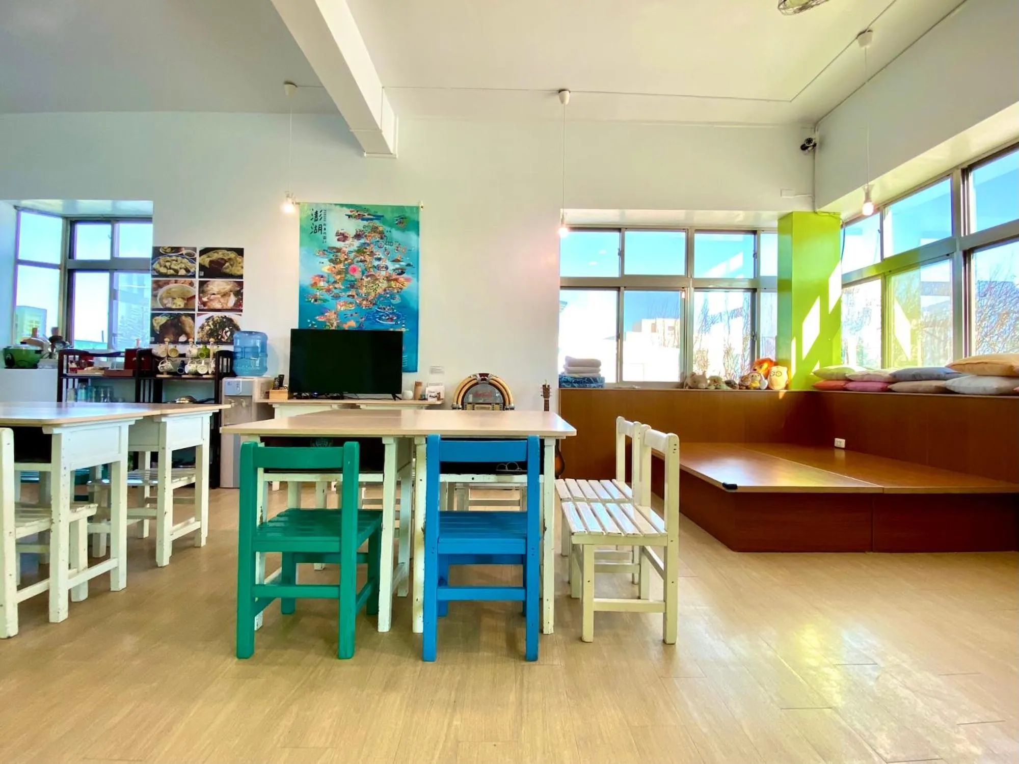 Living room in 澎湖北吉光背包客民宿 Bayhouse Hostel Penghu