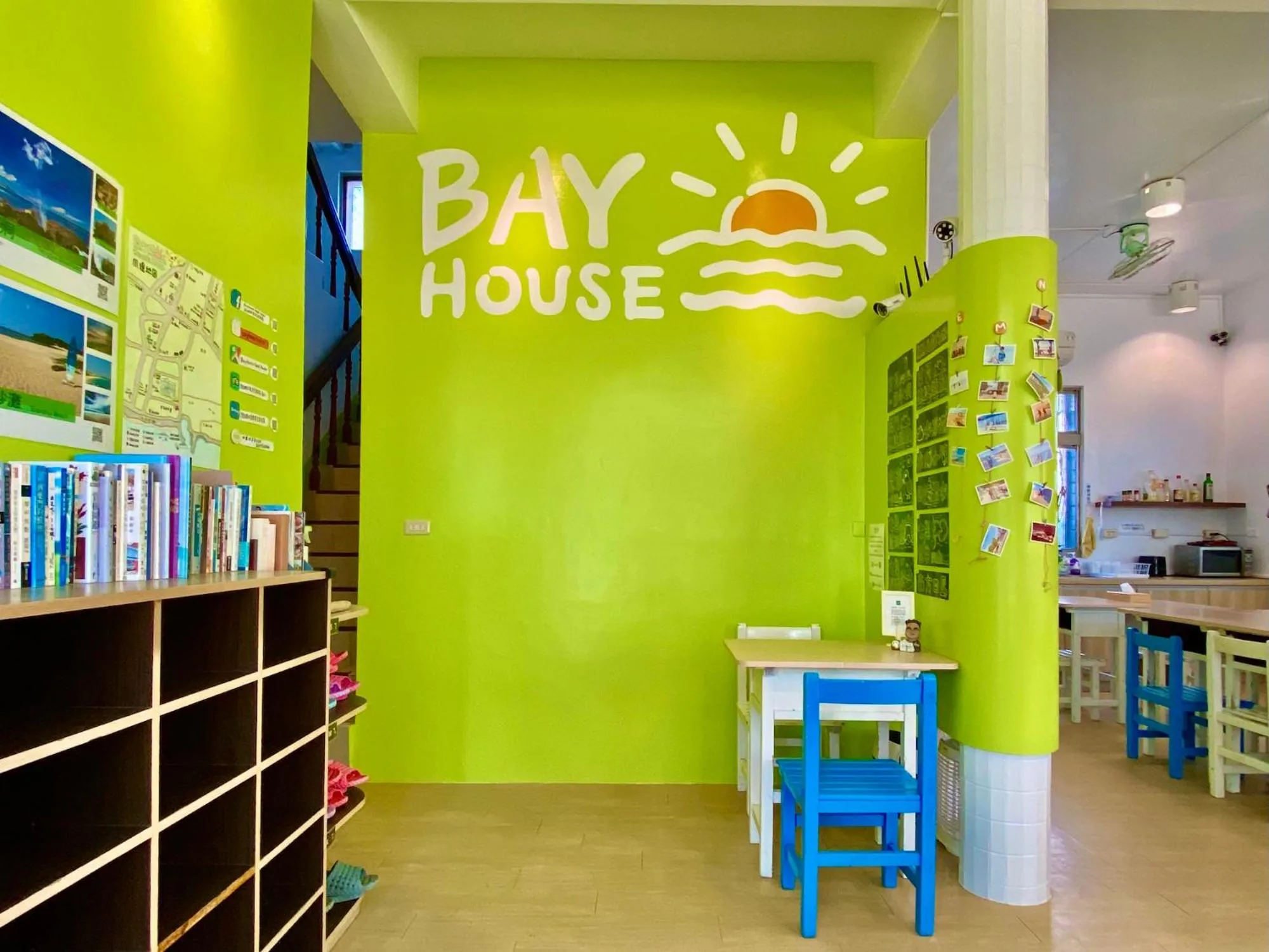 Living room in 澎湖北吉光背包客民宿 Bayhouse Hostel Penghu