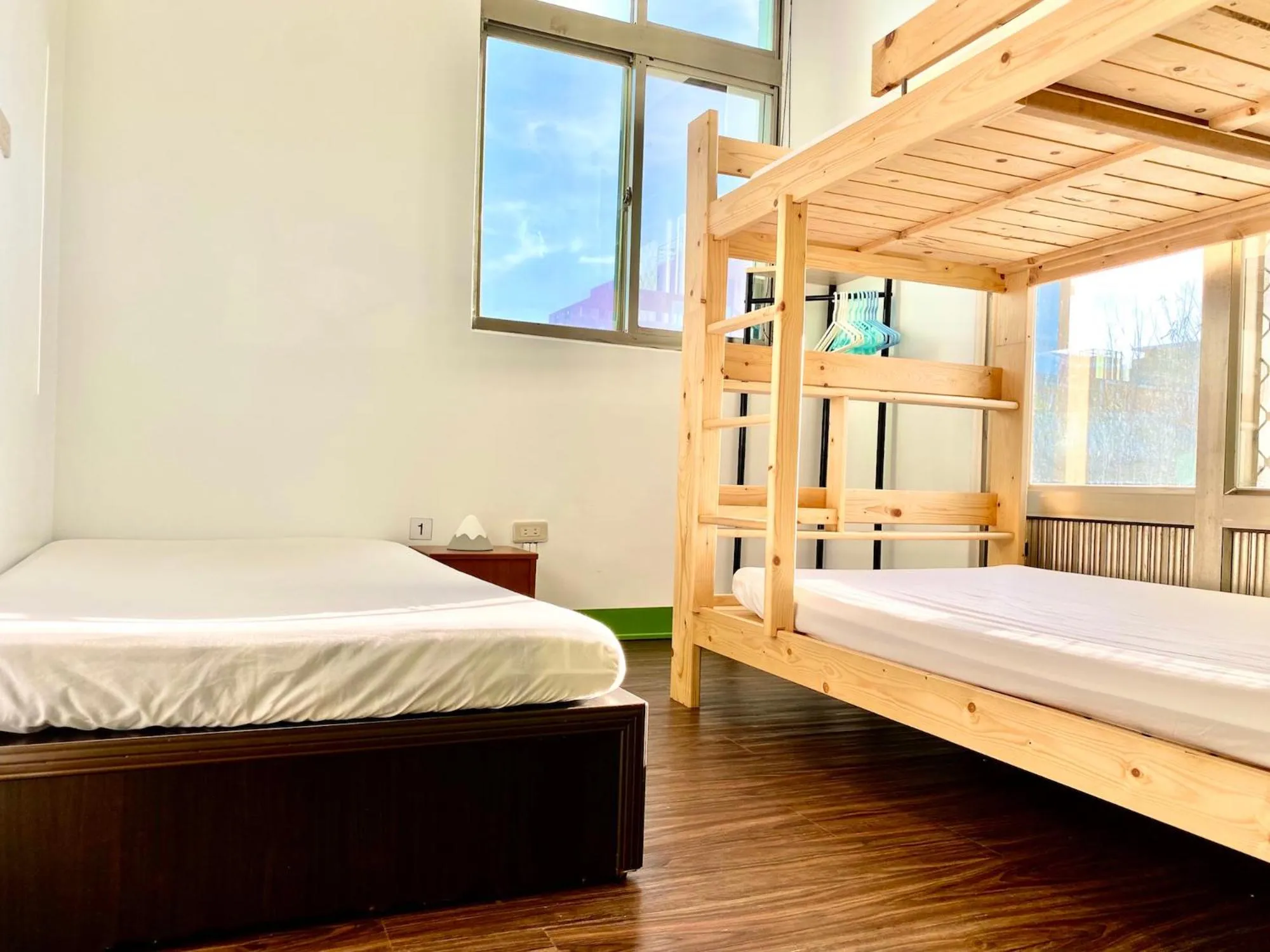 Bed in 澎湖北吉光背包客民宿 Bayhouse Hostel Penghu