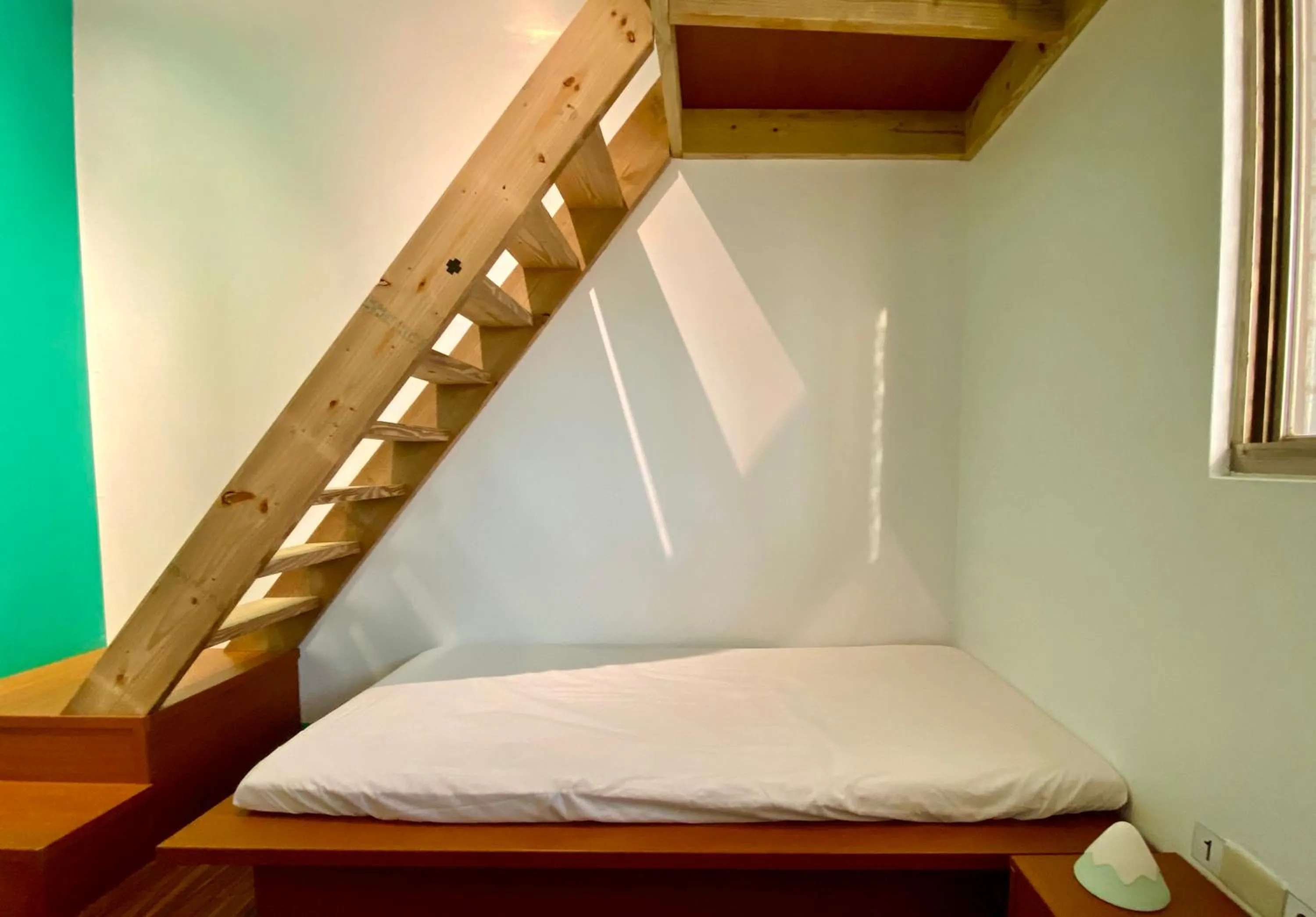 Bed in 澎湖北吉光背包客民宿 Bayhouse Hostel Penghu
