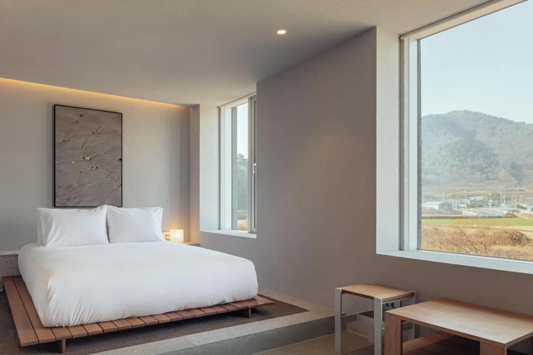 Bedroom, Bed in IJE Namhae