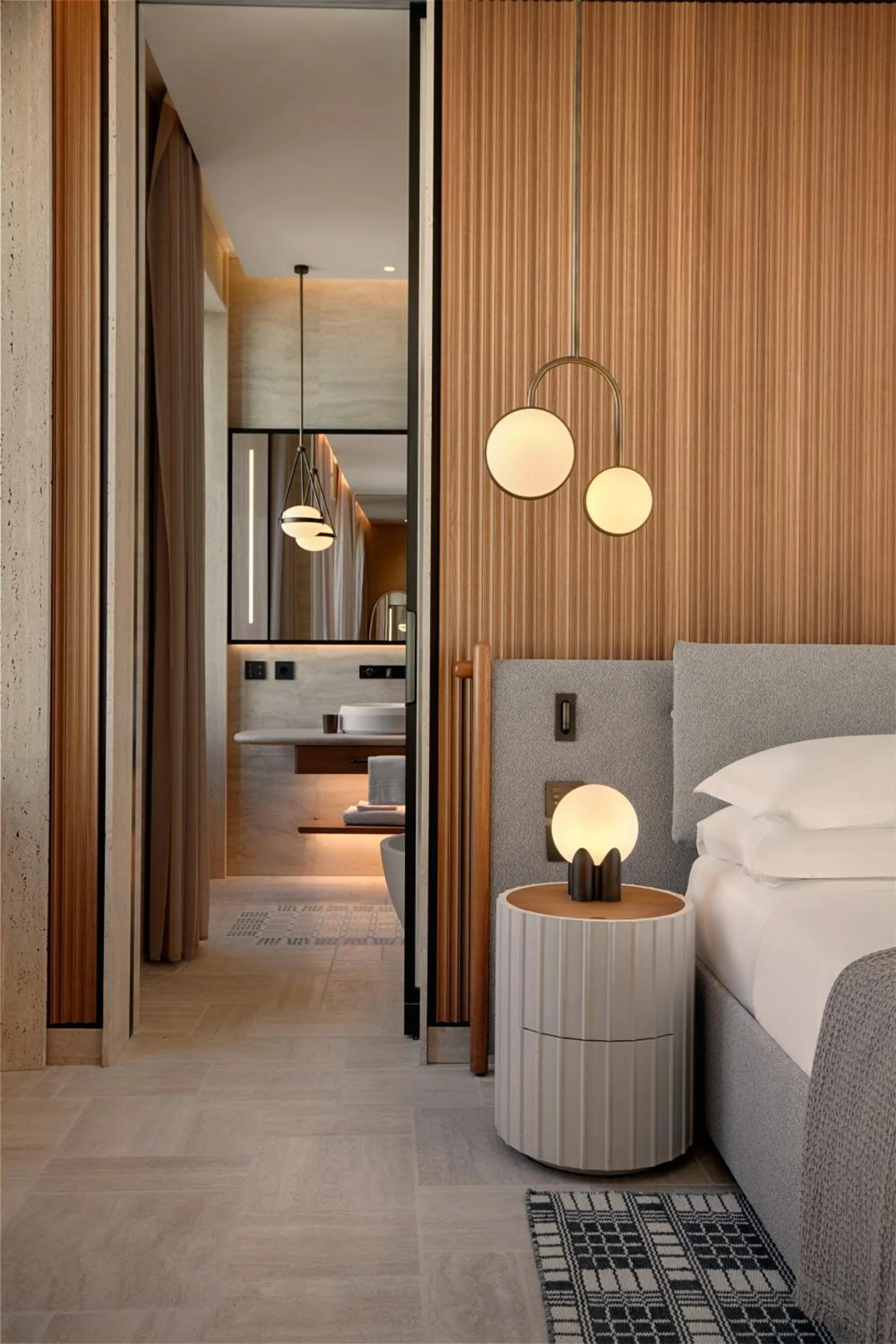 Bedroom, Bed in Six Senses Rome