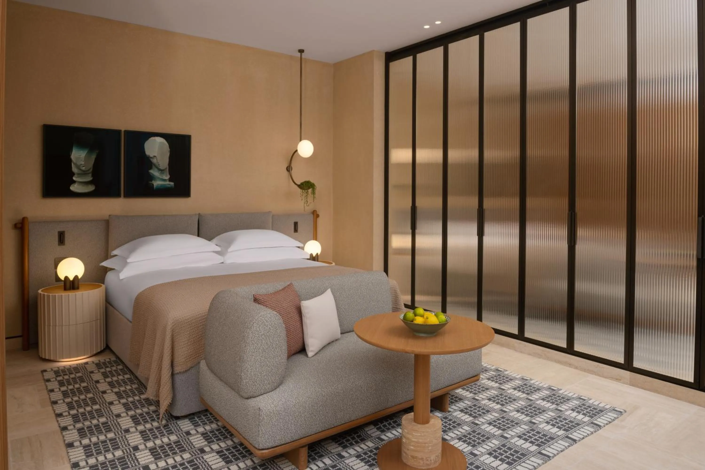 Bedroom, Bed in Six Senses Rome