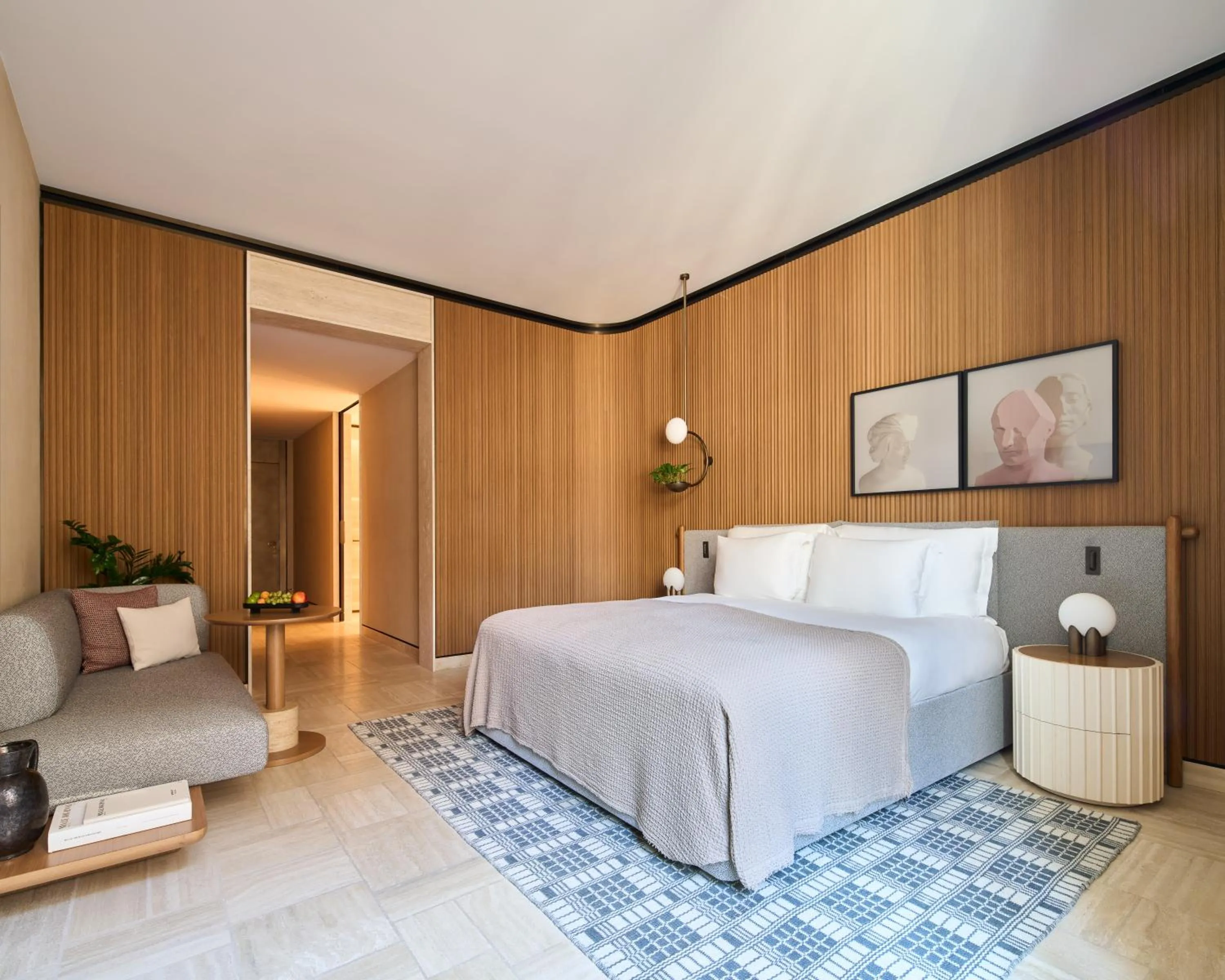 Bedroom, Bed in Six Senses Rome