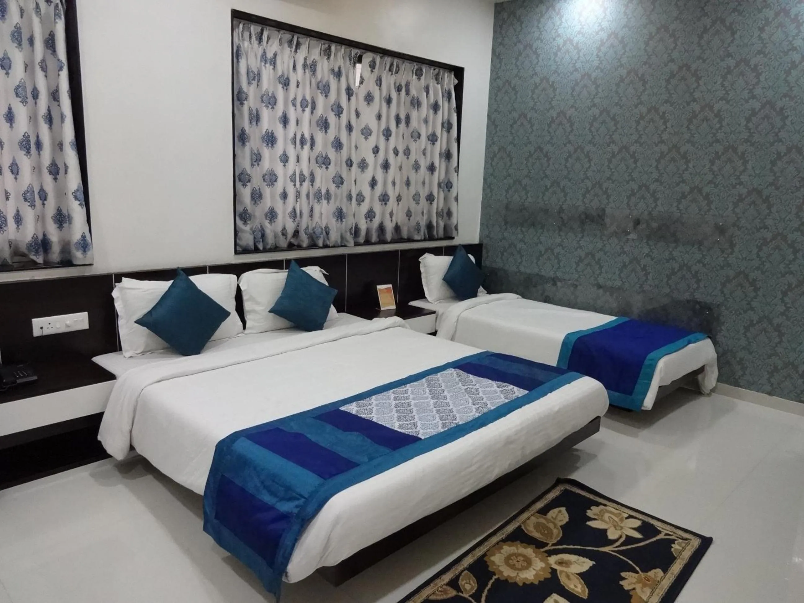 Bed in Teerth Villa