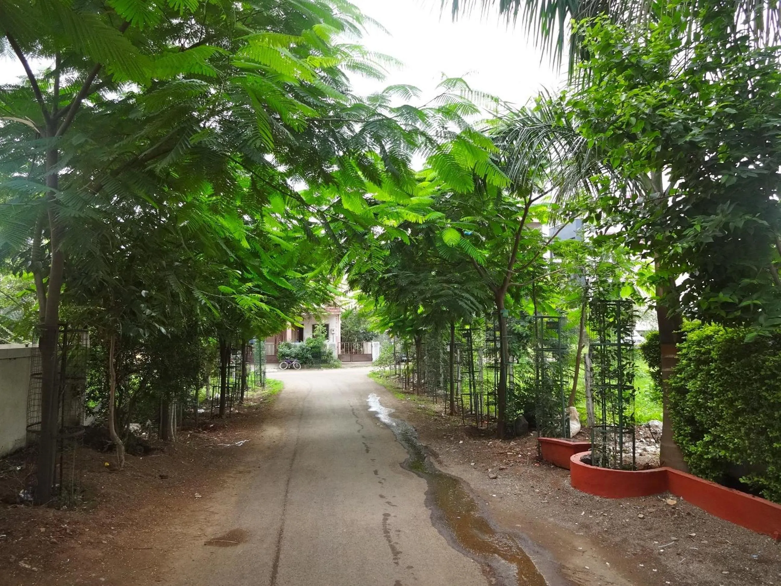 Facade/entrance in Teerth Villa