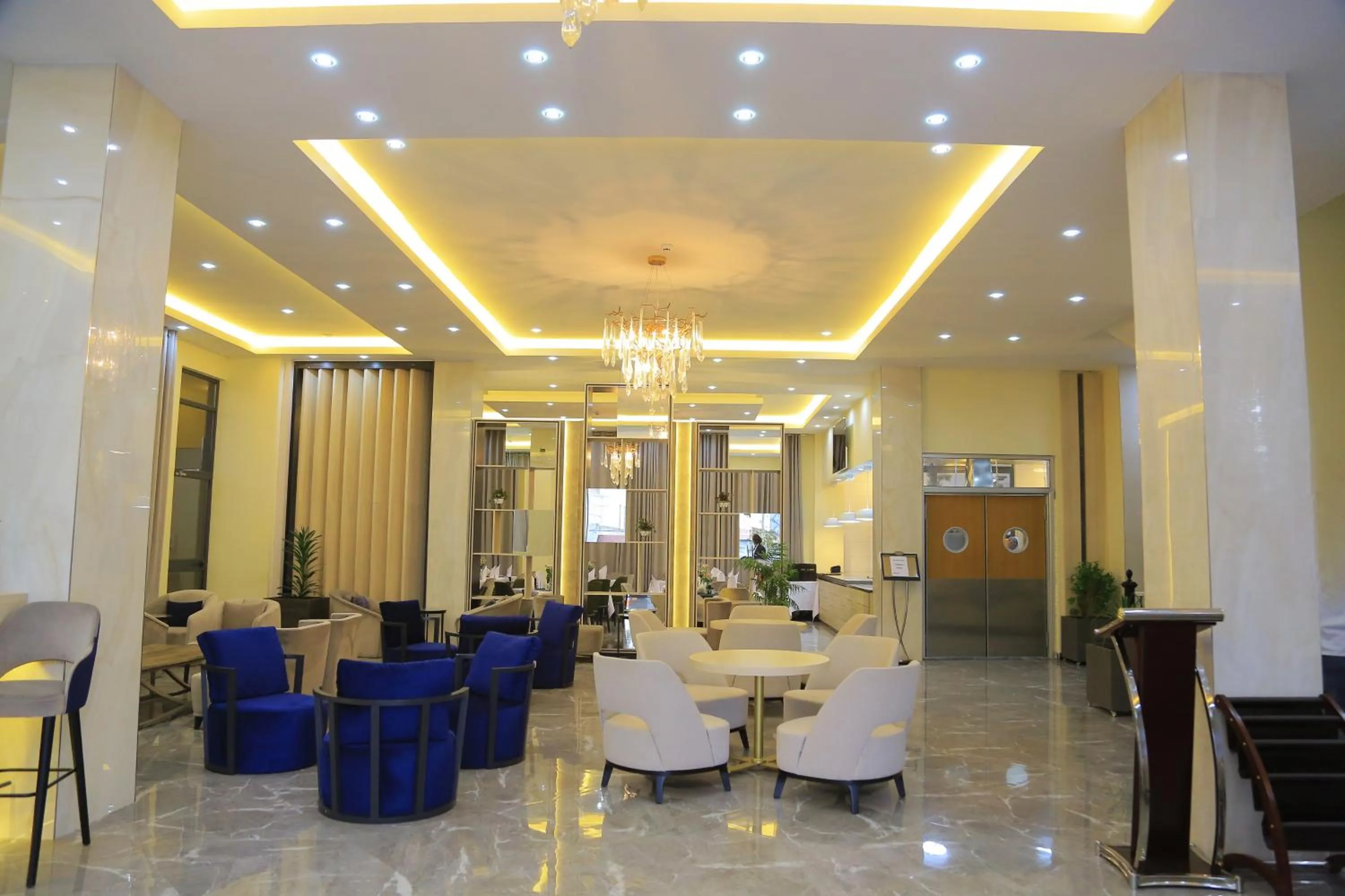 Seating area in Triple E Hotel and Spa