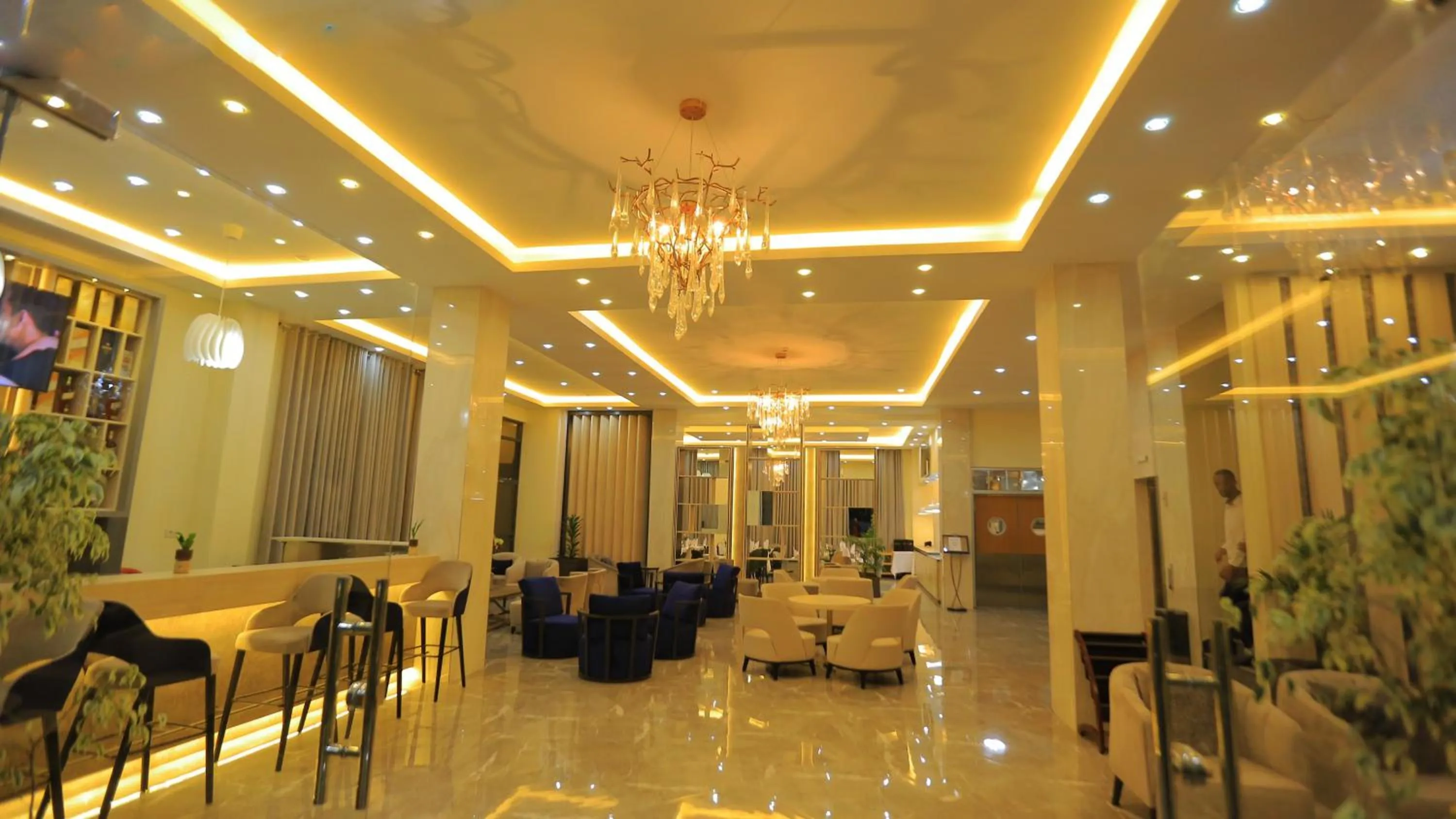 Lobby or reception in Triple E Hotel and Spa