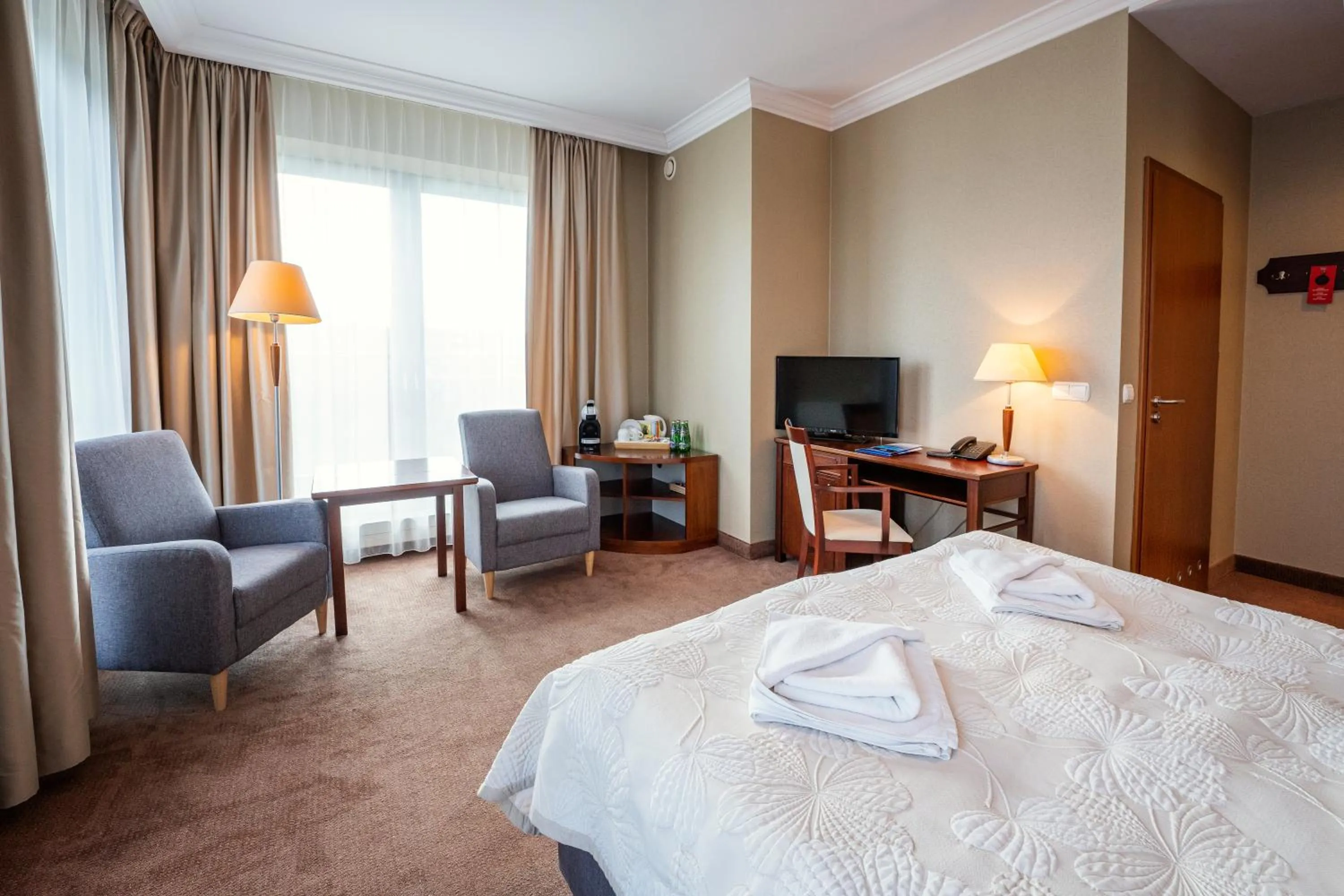 Bed in Hotel Kuracyjny Spa & Wellness