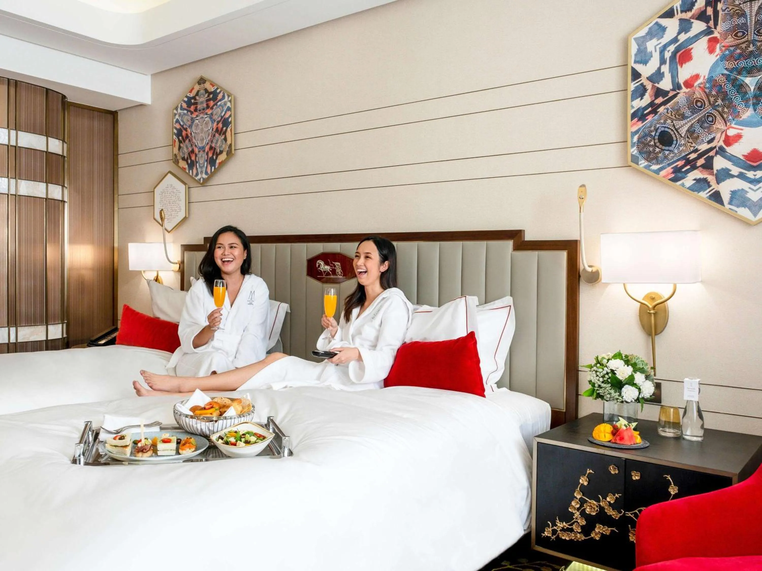 Bedroom, Bed in Admiral Hotel Manila - MGallery Collection