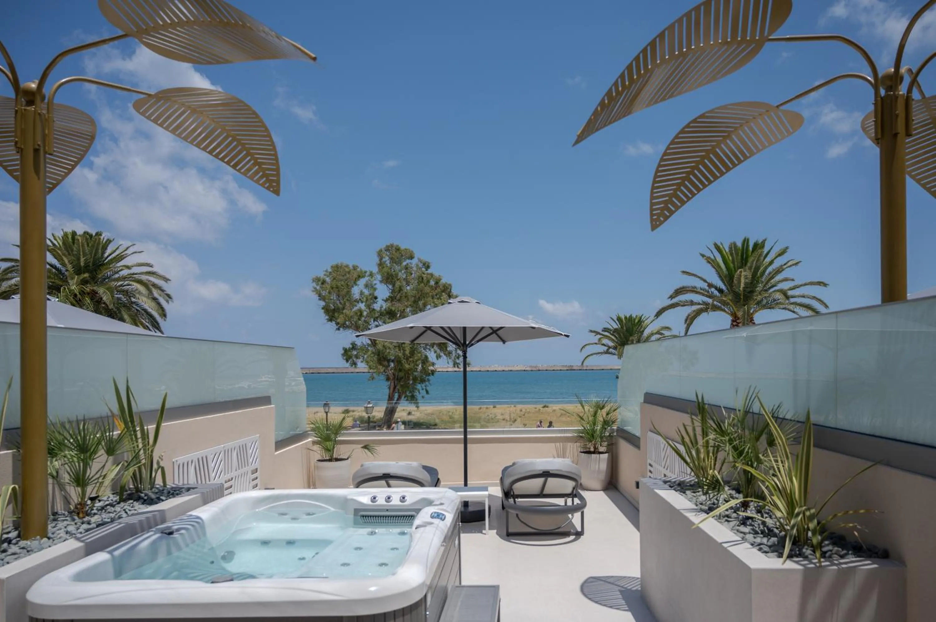 Patio in Omma Suites