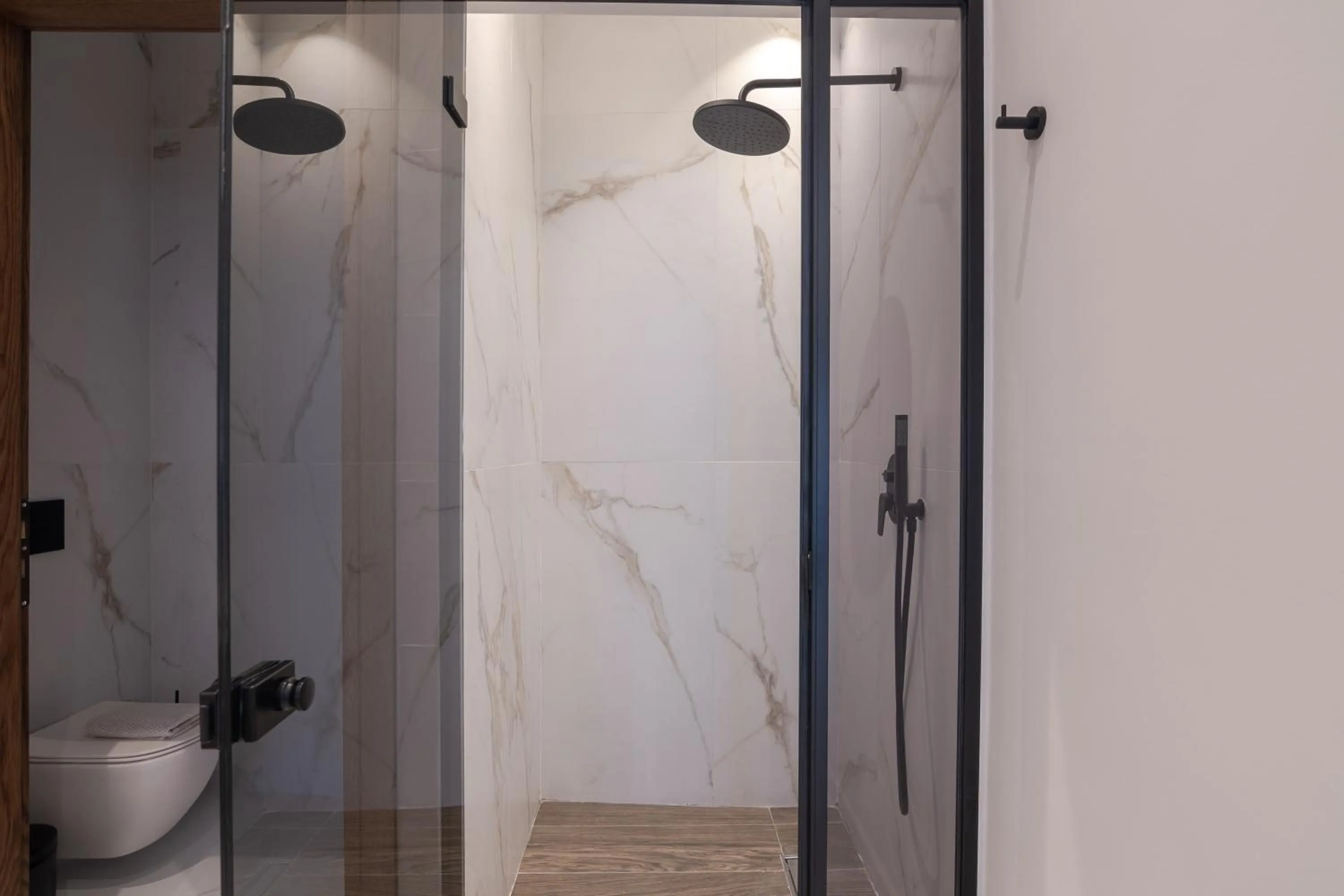 Shower in Omma Suites