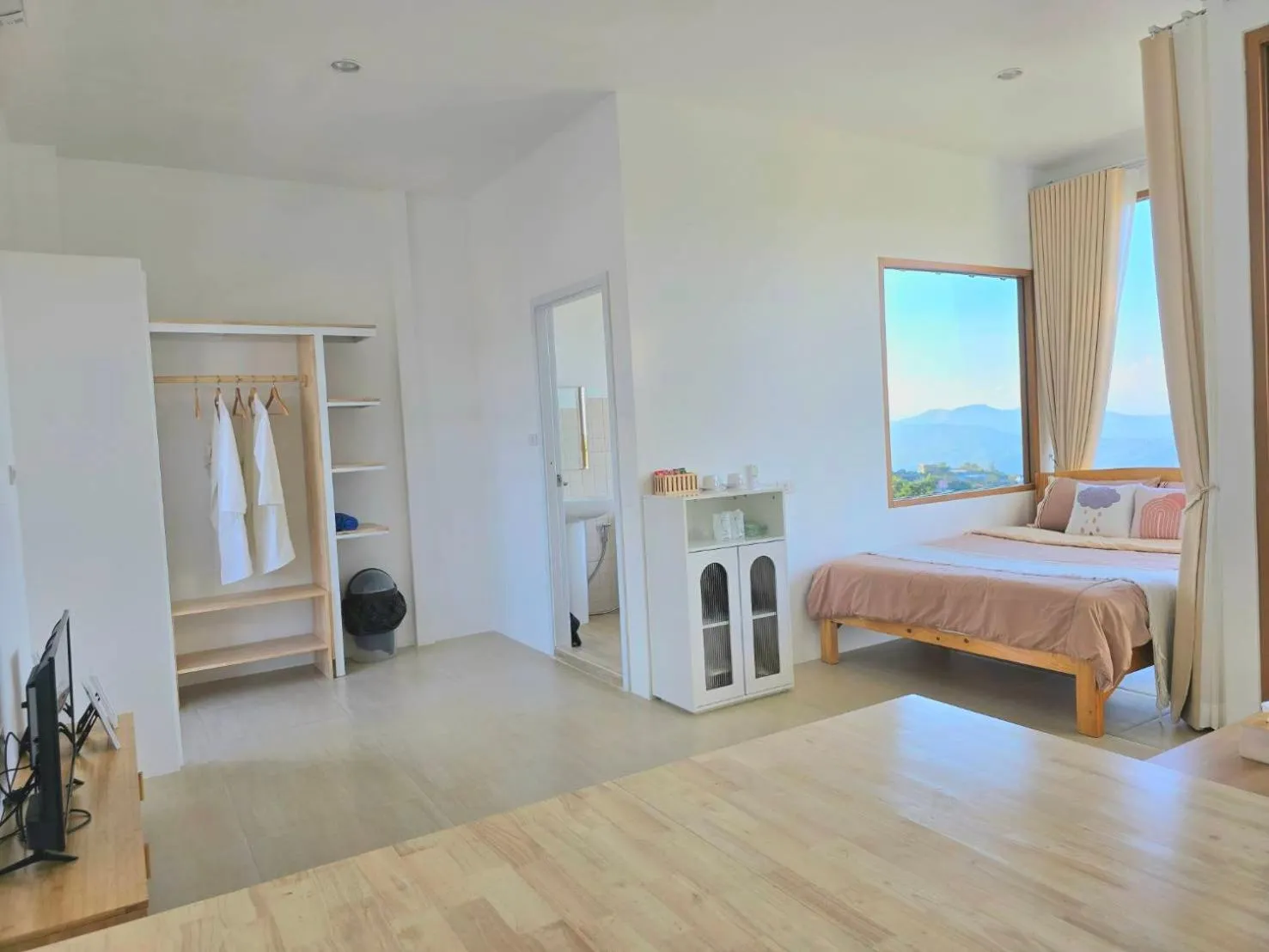 Bed in ม่อนชาพาเพลิน ม่อนแจ่ม Monchapaplearn Monjam