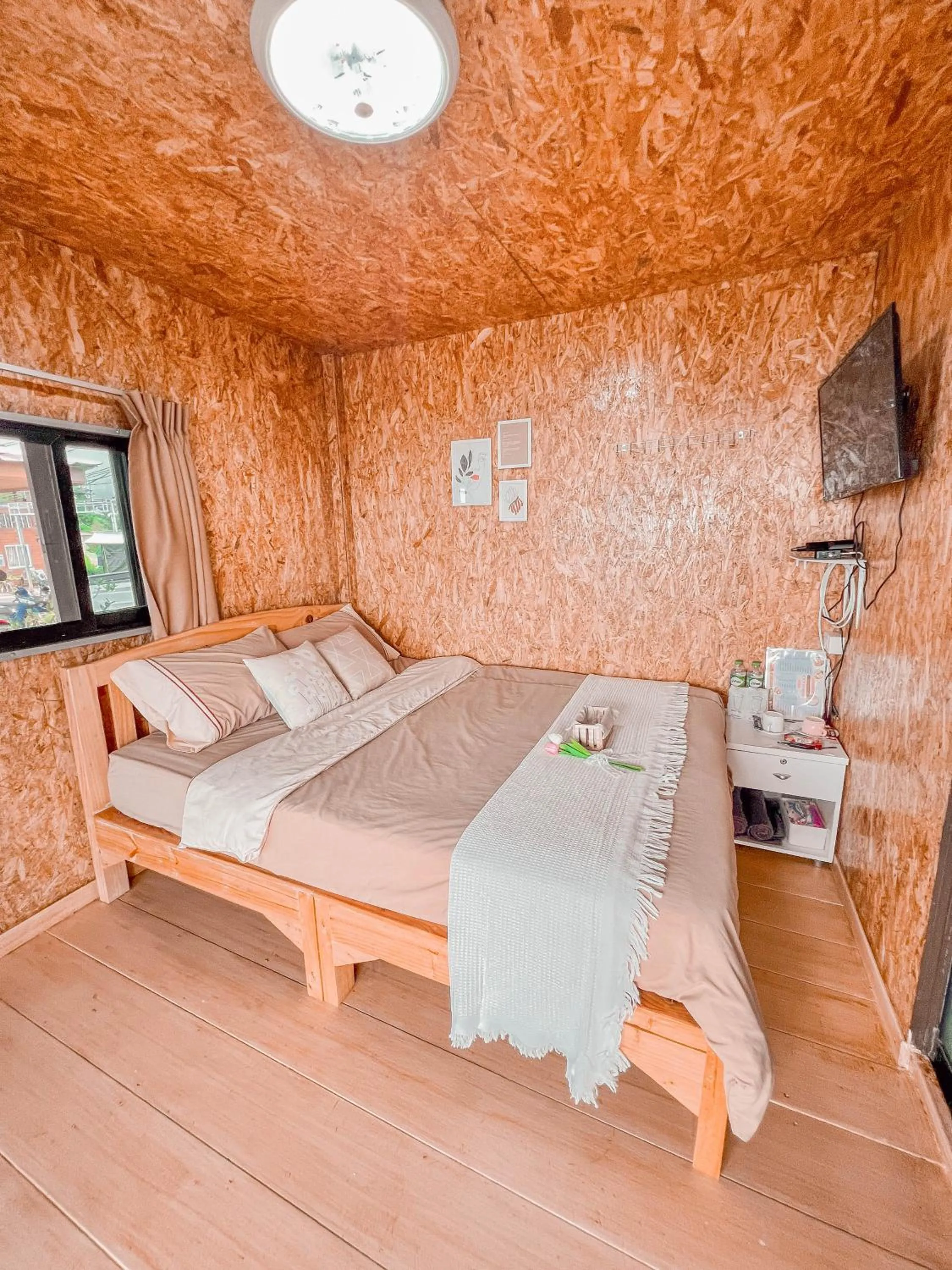 Bed in ม่อนชาพาเพลิน ม่อนแจ่ม Monchapaplearn Monjam