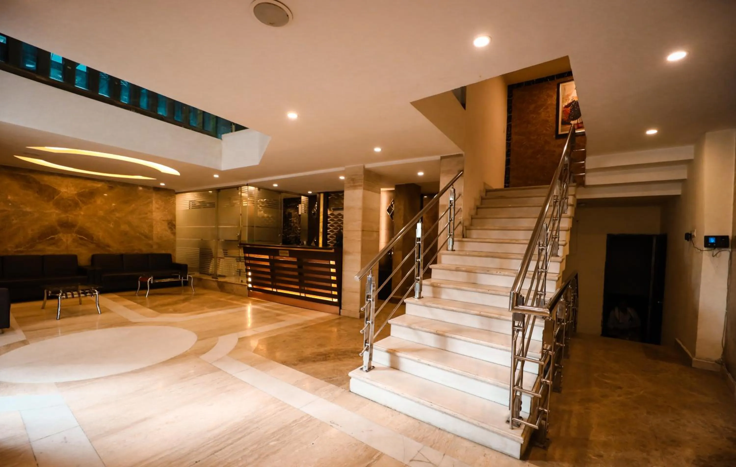 Lobby or reception in HOMANSH GALAXY HOTEL