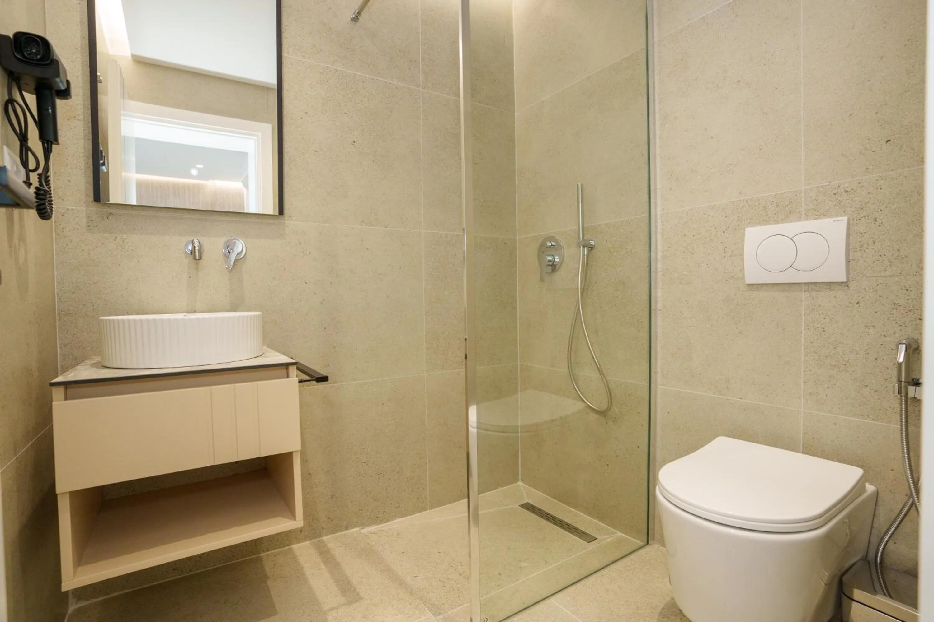 Shower in Belmond Hotel