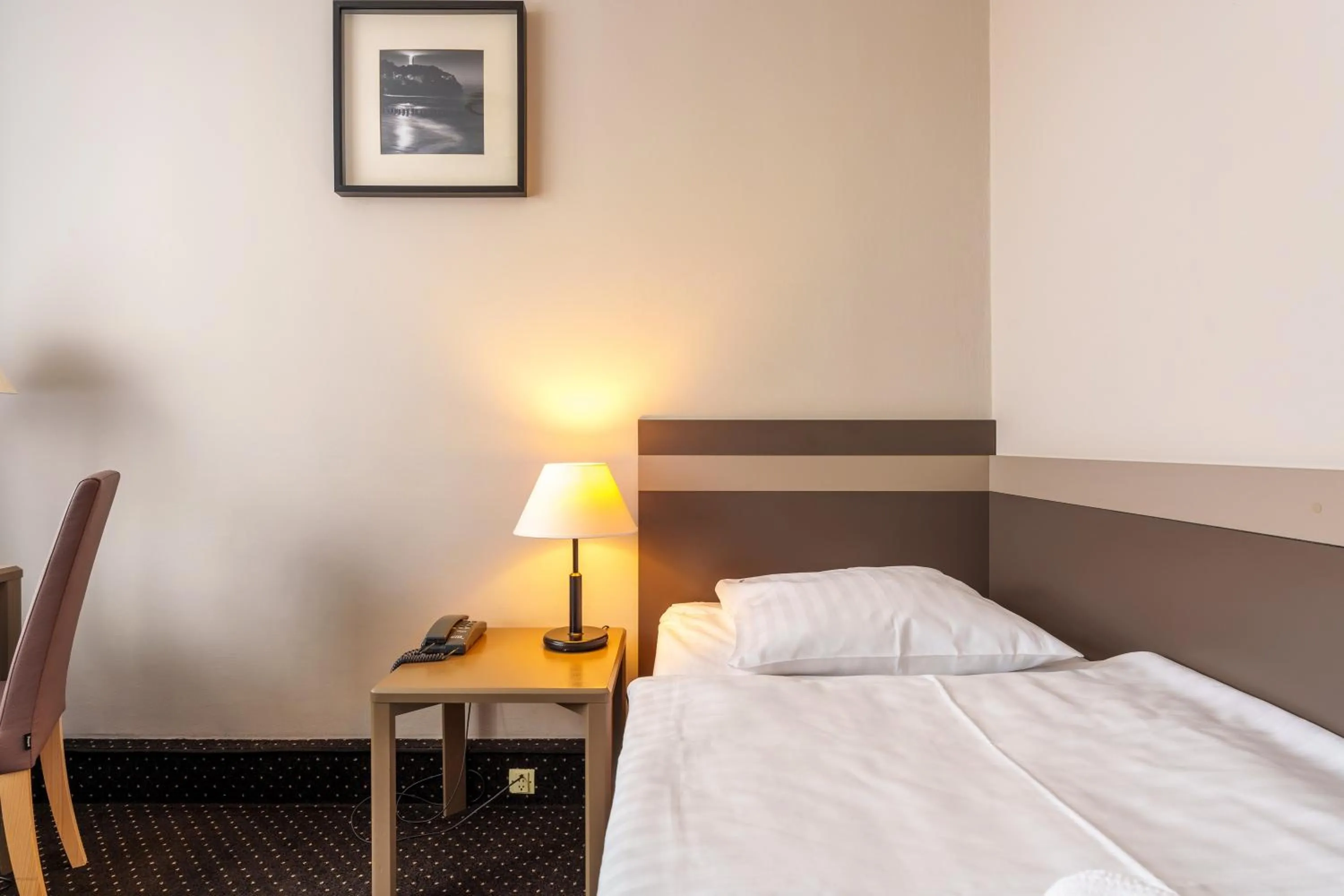 Bed in Hotel New Skanpol