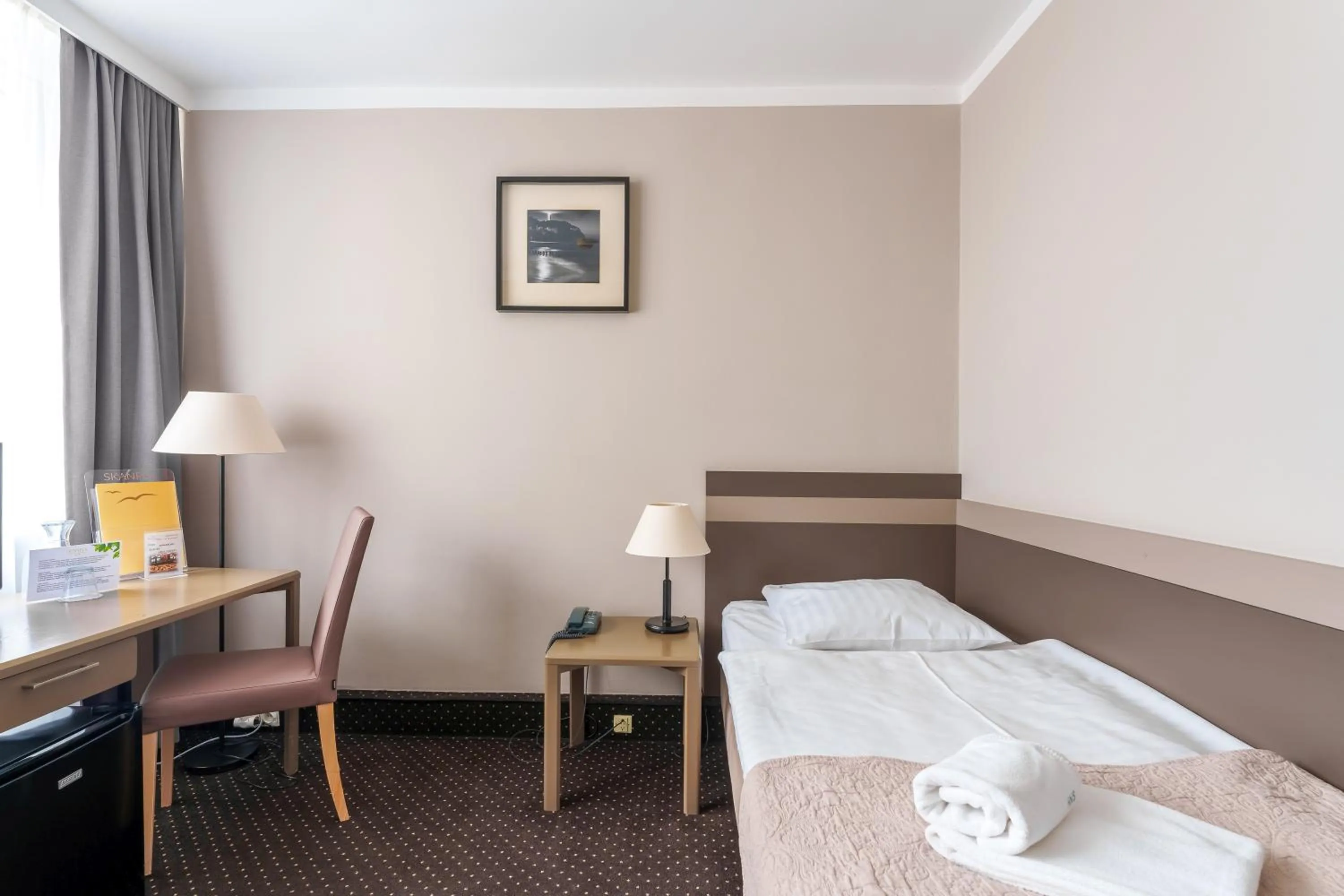 Bed in Hotel New Skanpol