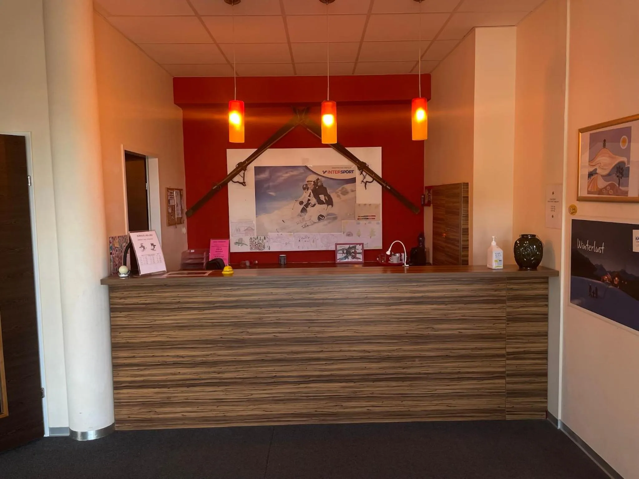 Lobby or reception in Hotel Koralpe