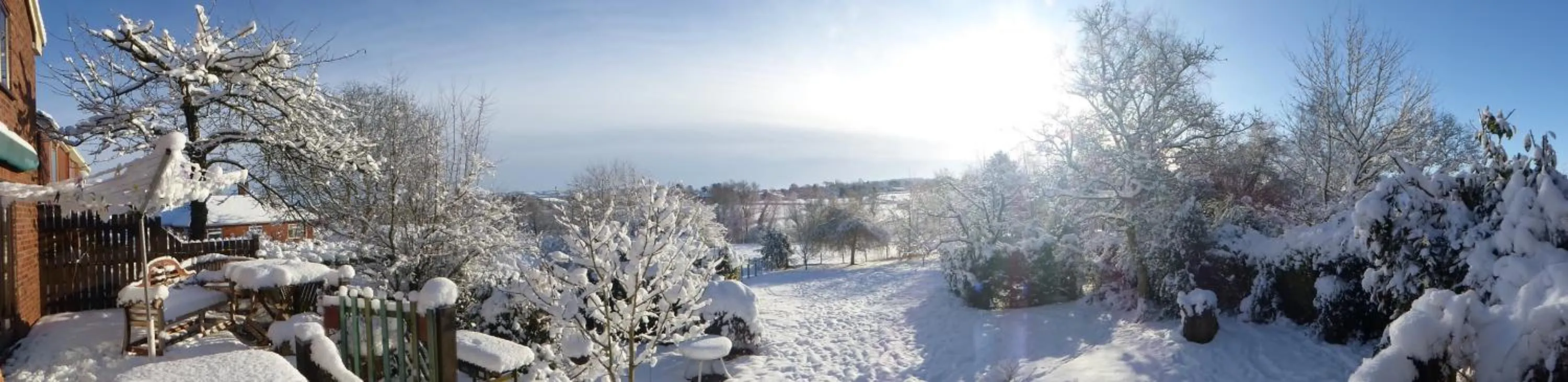 Garden view in Redroofs