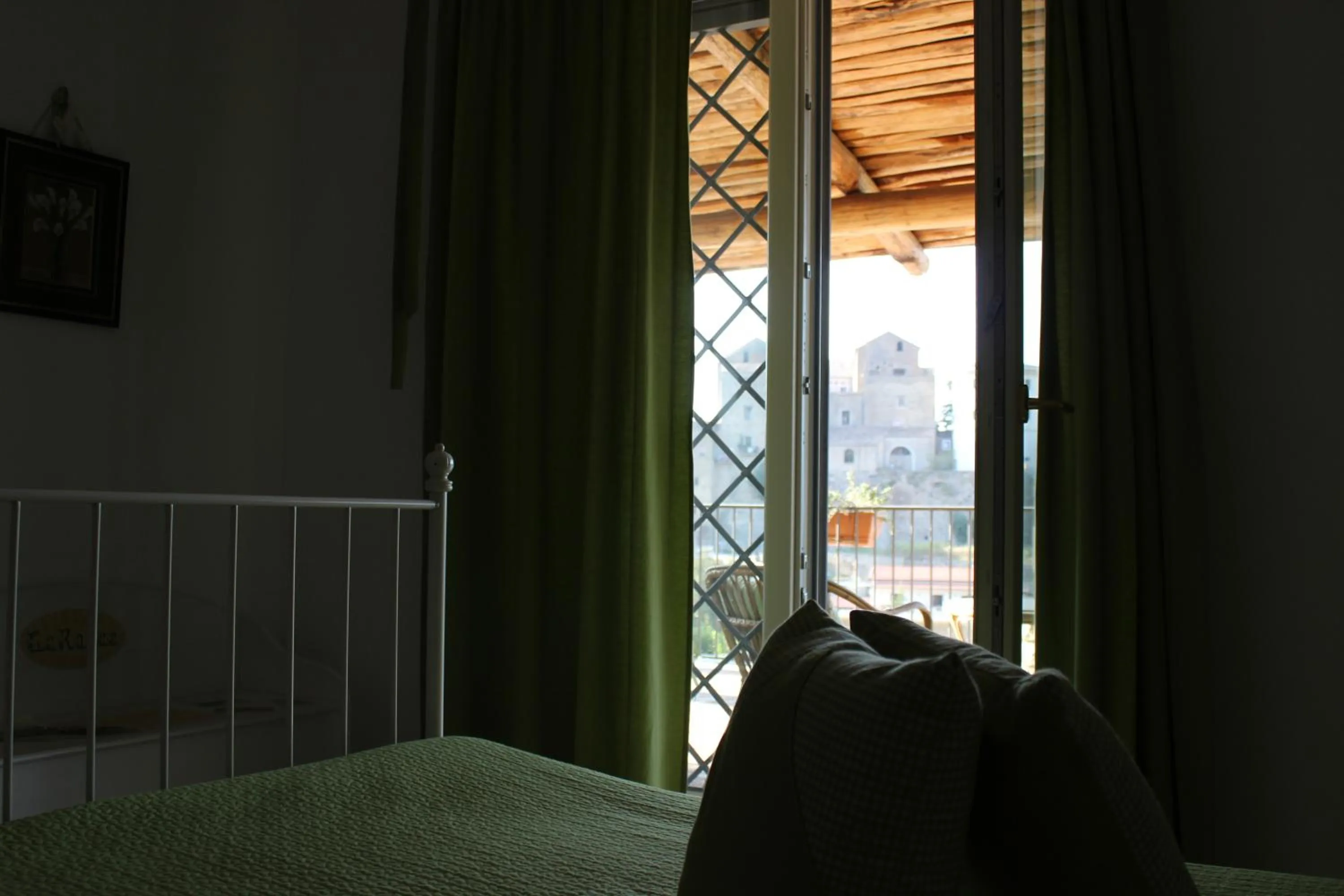 Balcony/Terrace, Bed in Le Rocce