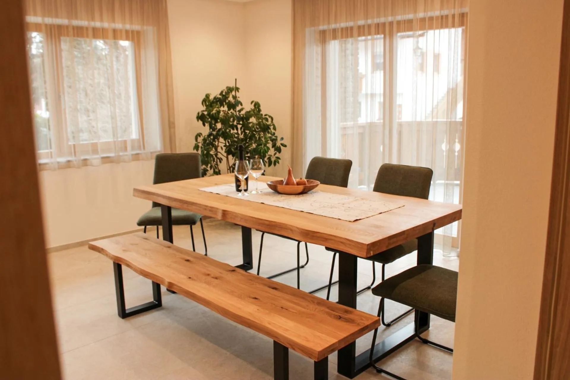 Dining area in Residence Klementhof