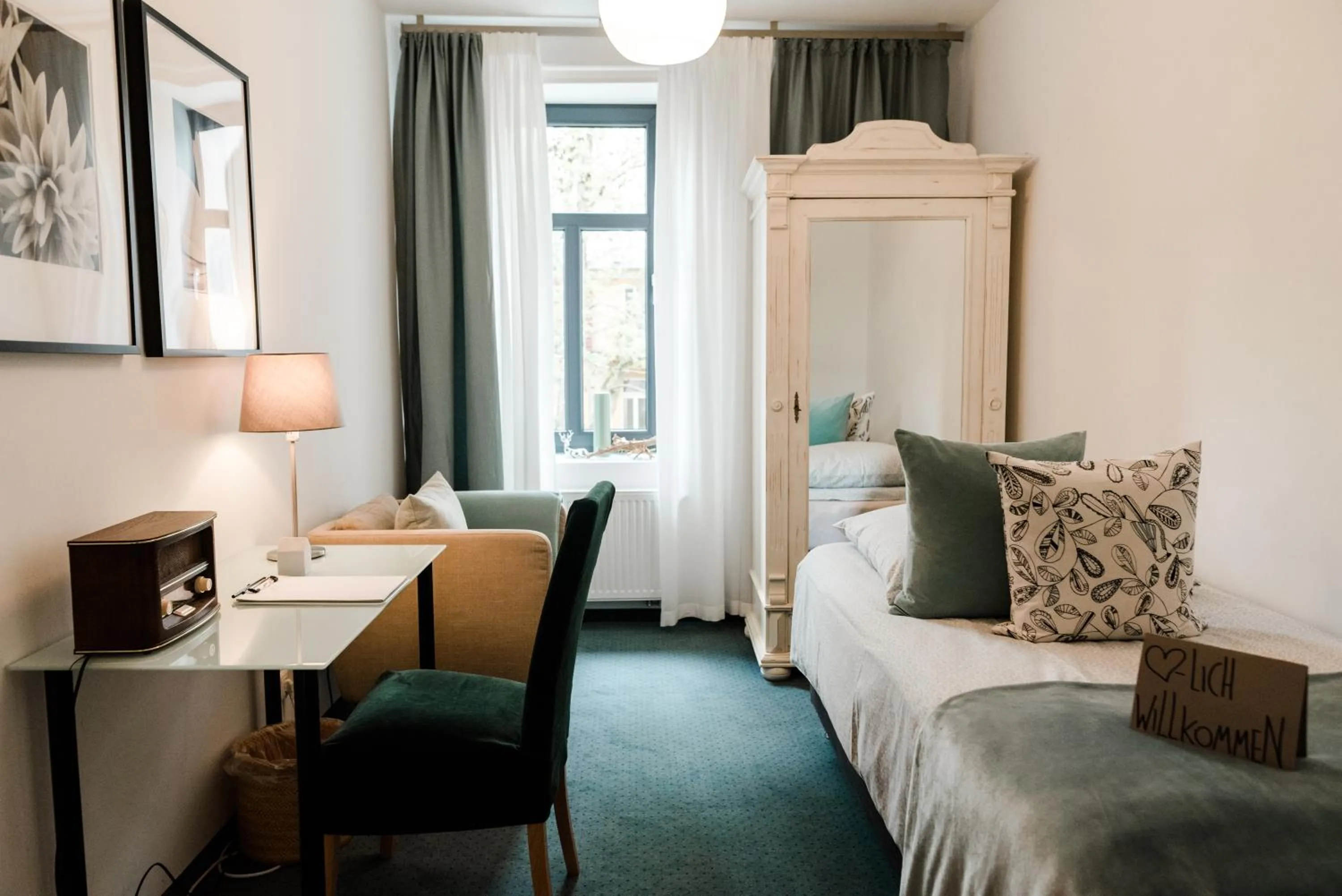 Bed in Sommers Hotel Altes Posteck