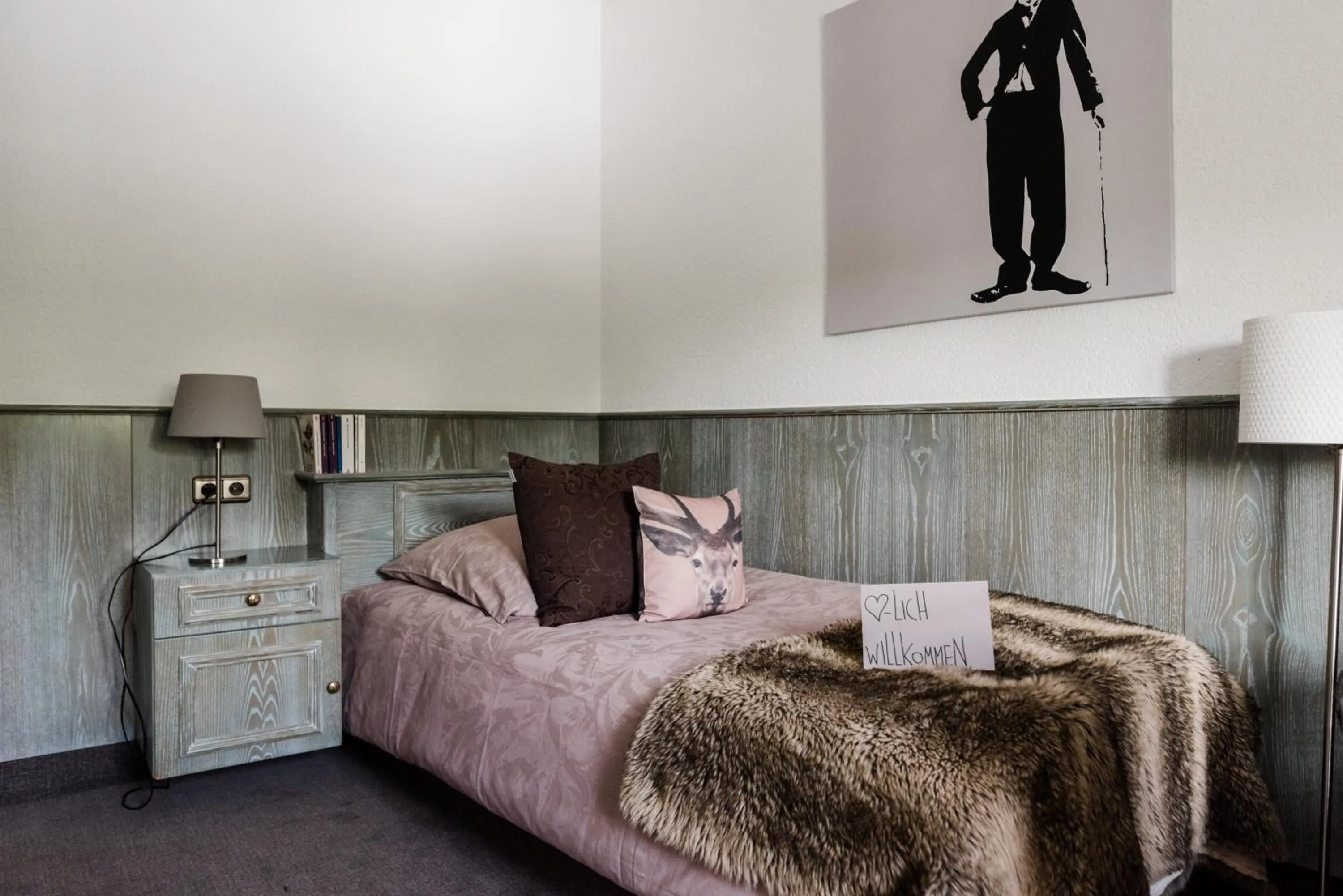 Bed in Sommers Hotel Altes Posteck