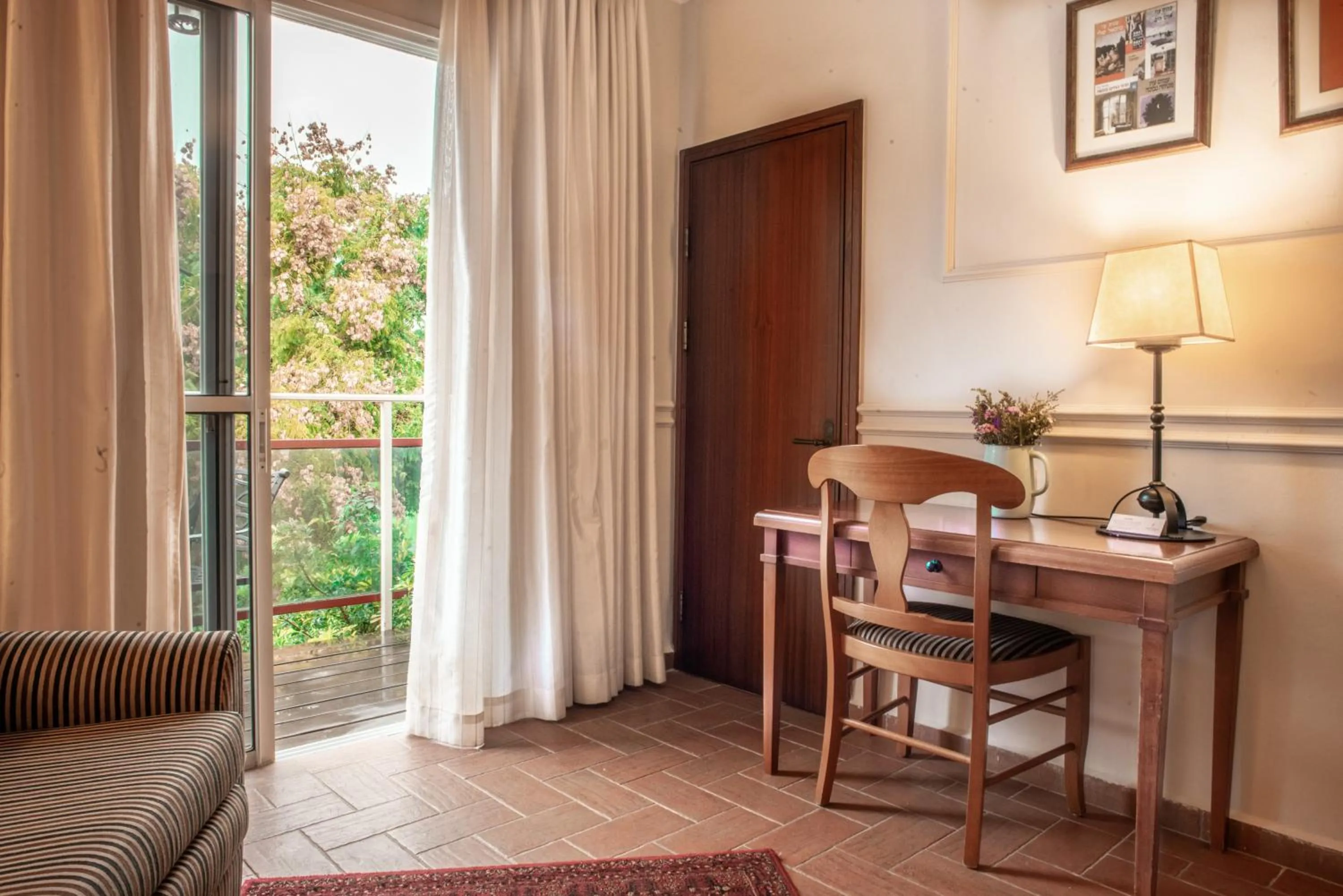 Seating area in Pastoral Hotel - Kfar Blum