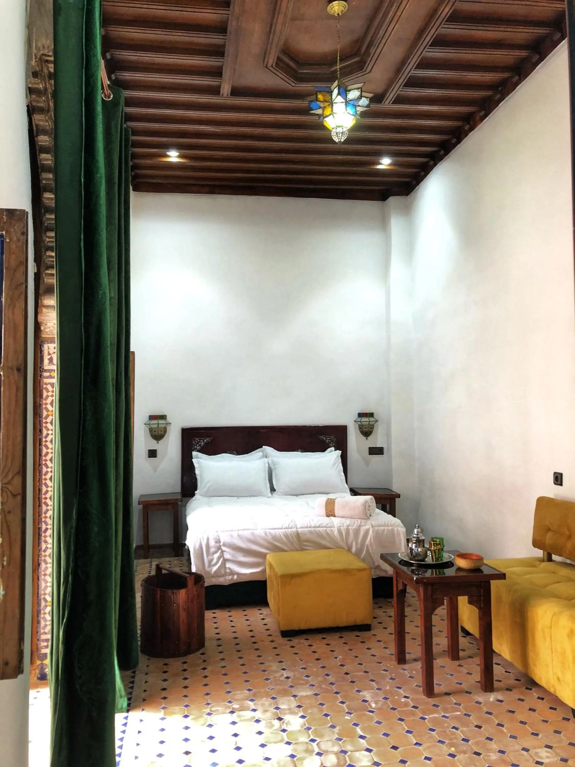 Bed in Riad Majorelle