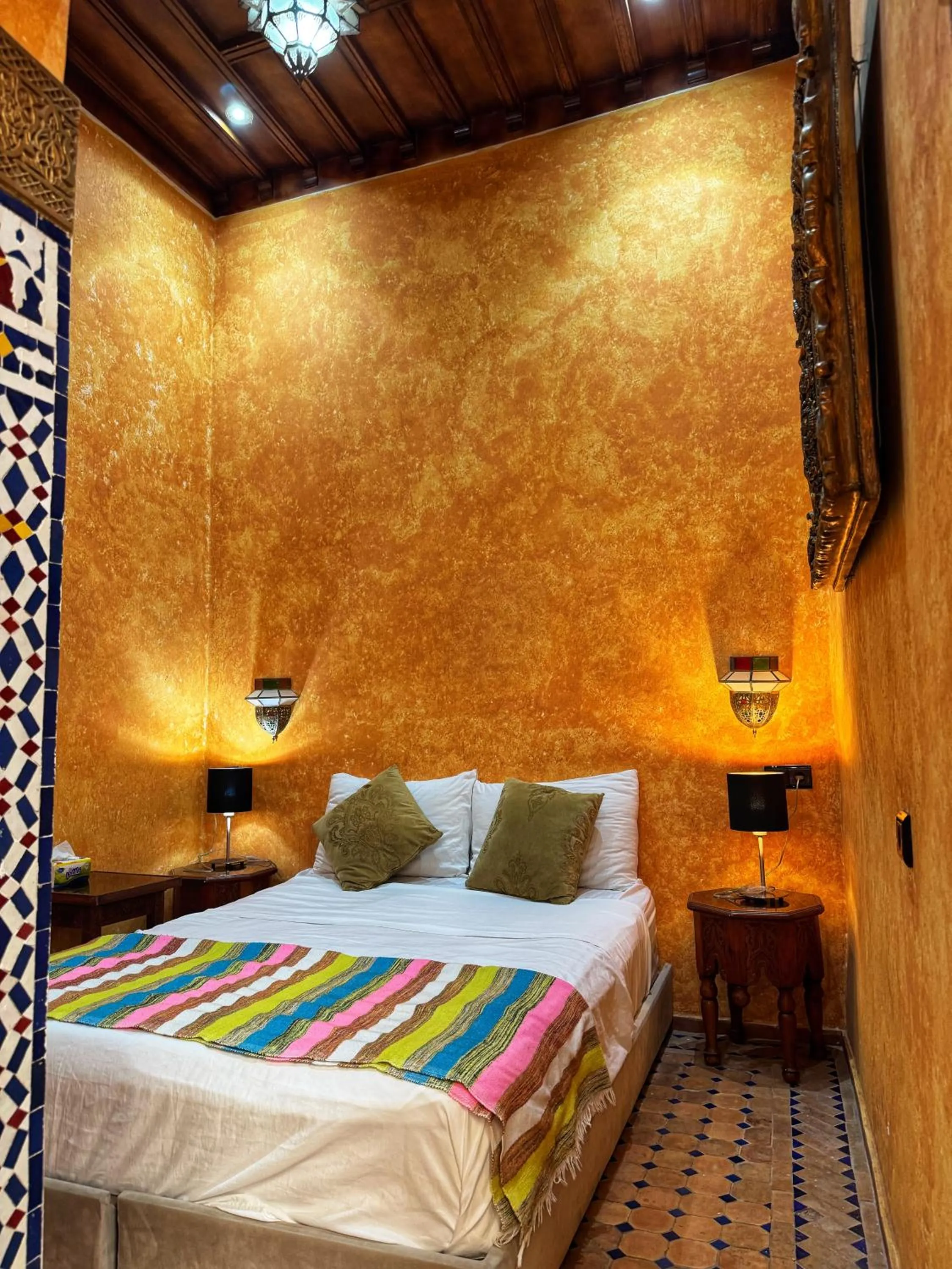 Bed in Riad Majorelle
