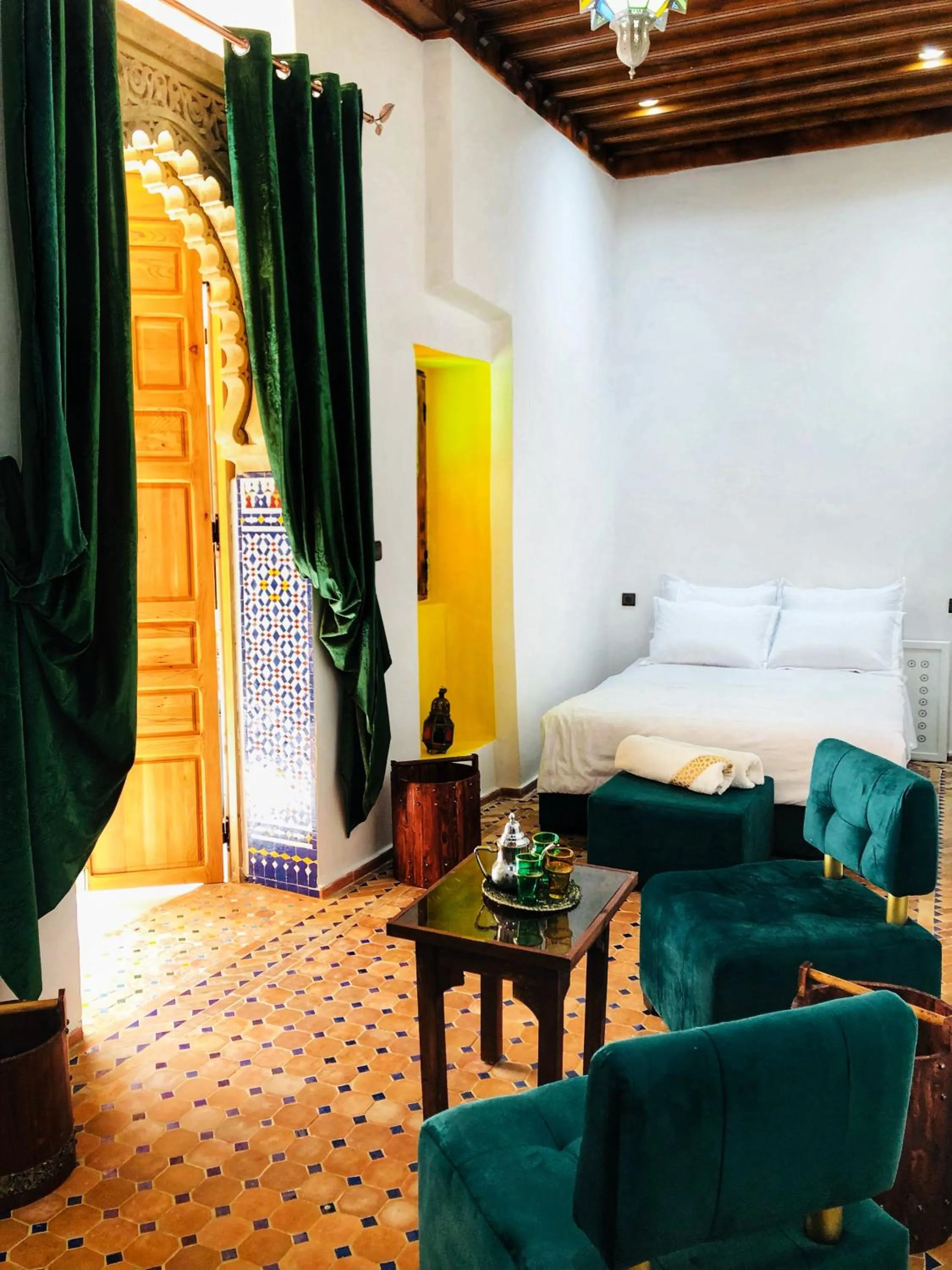 Bed in Riad Majorelle
