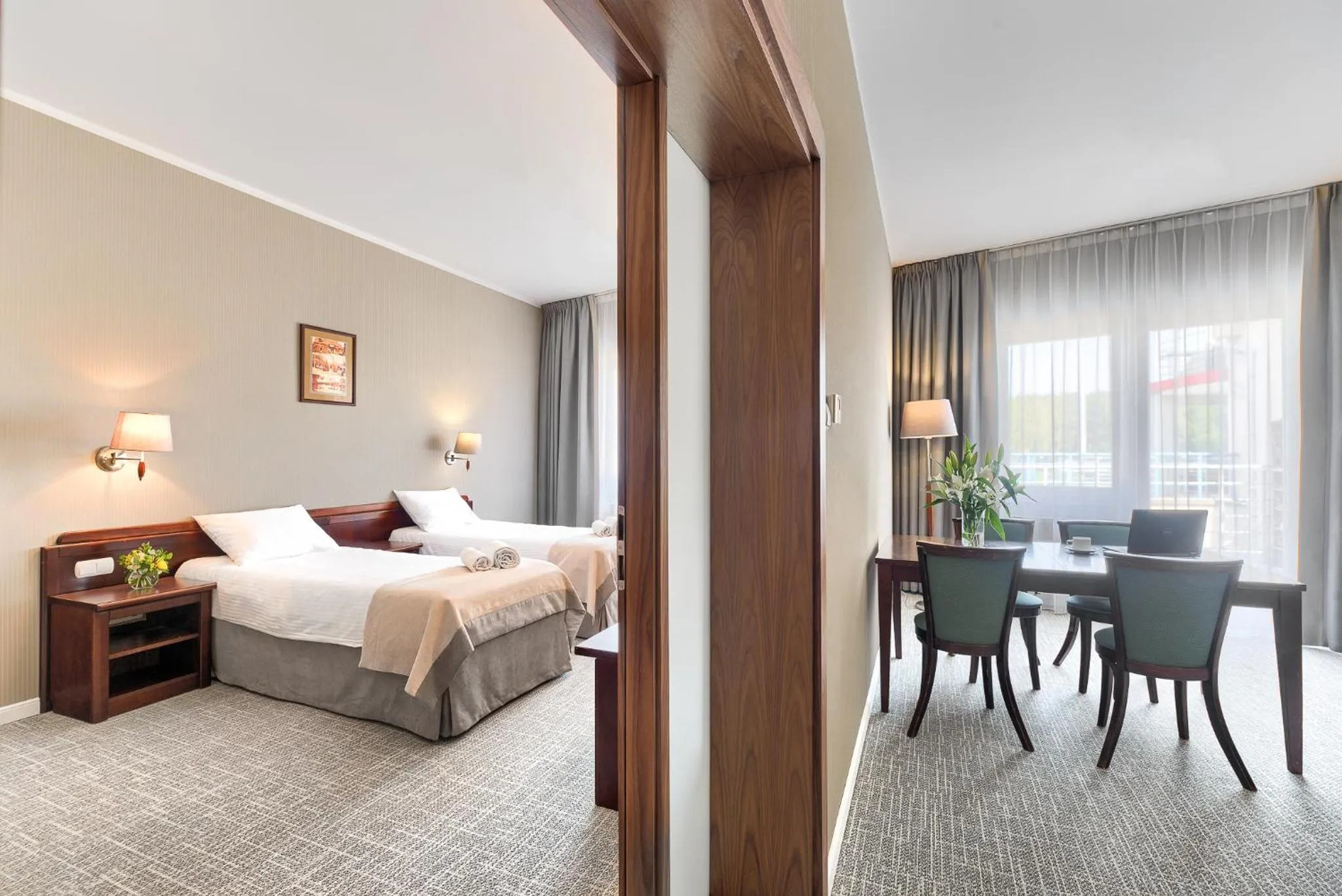 Bed in Hotel Olympic