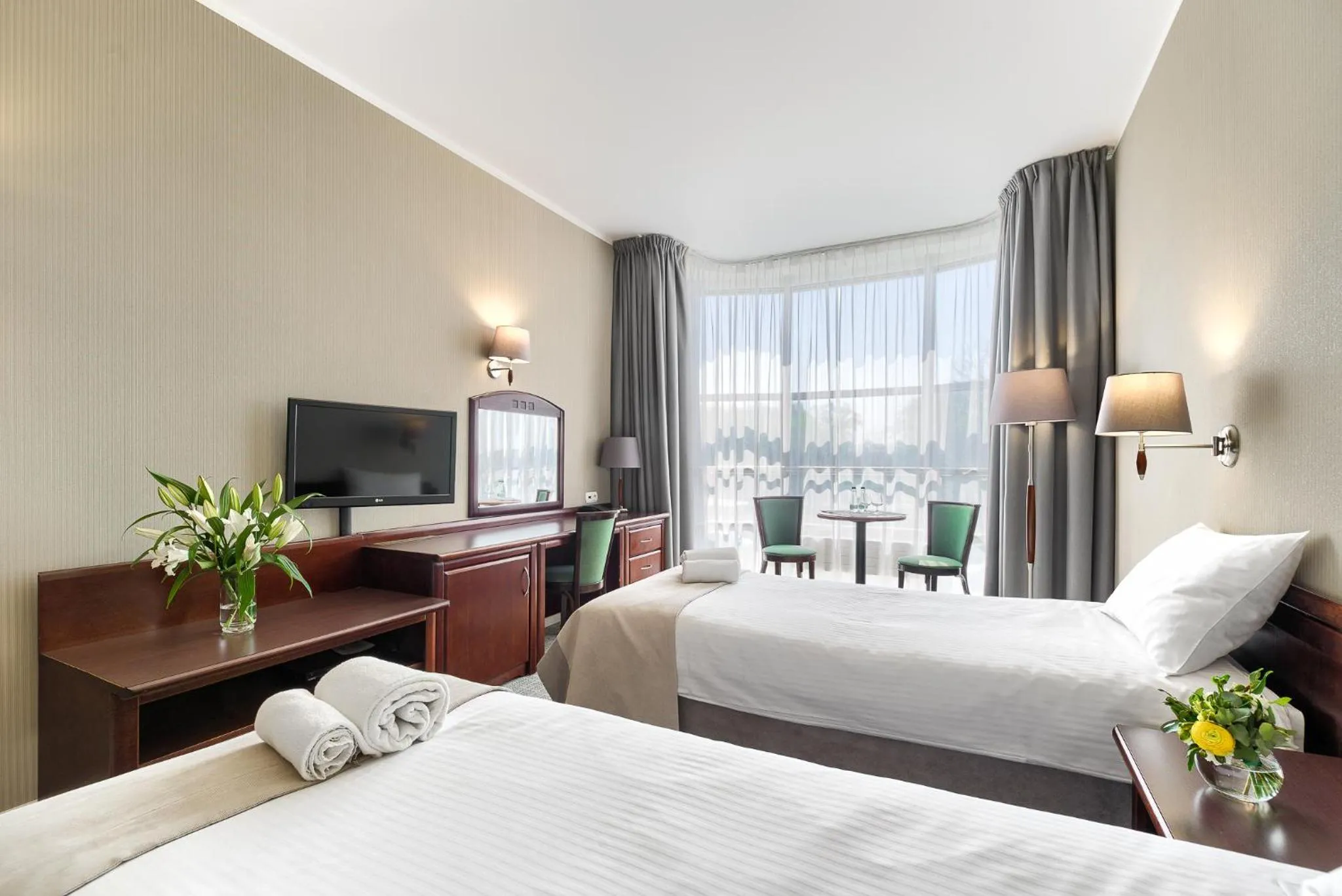 Bed in Hotel Olympic