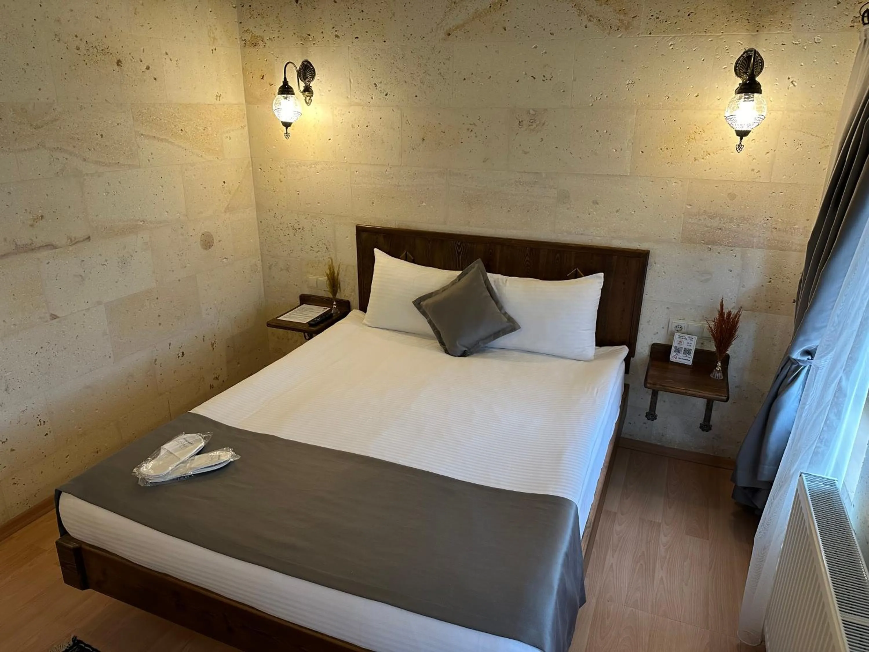 Bed in Virtus Cappadocia Hotel Göreme