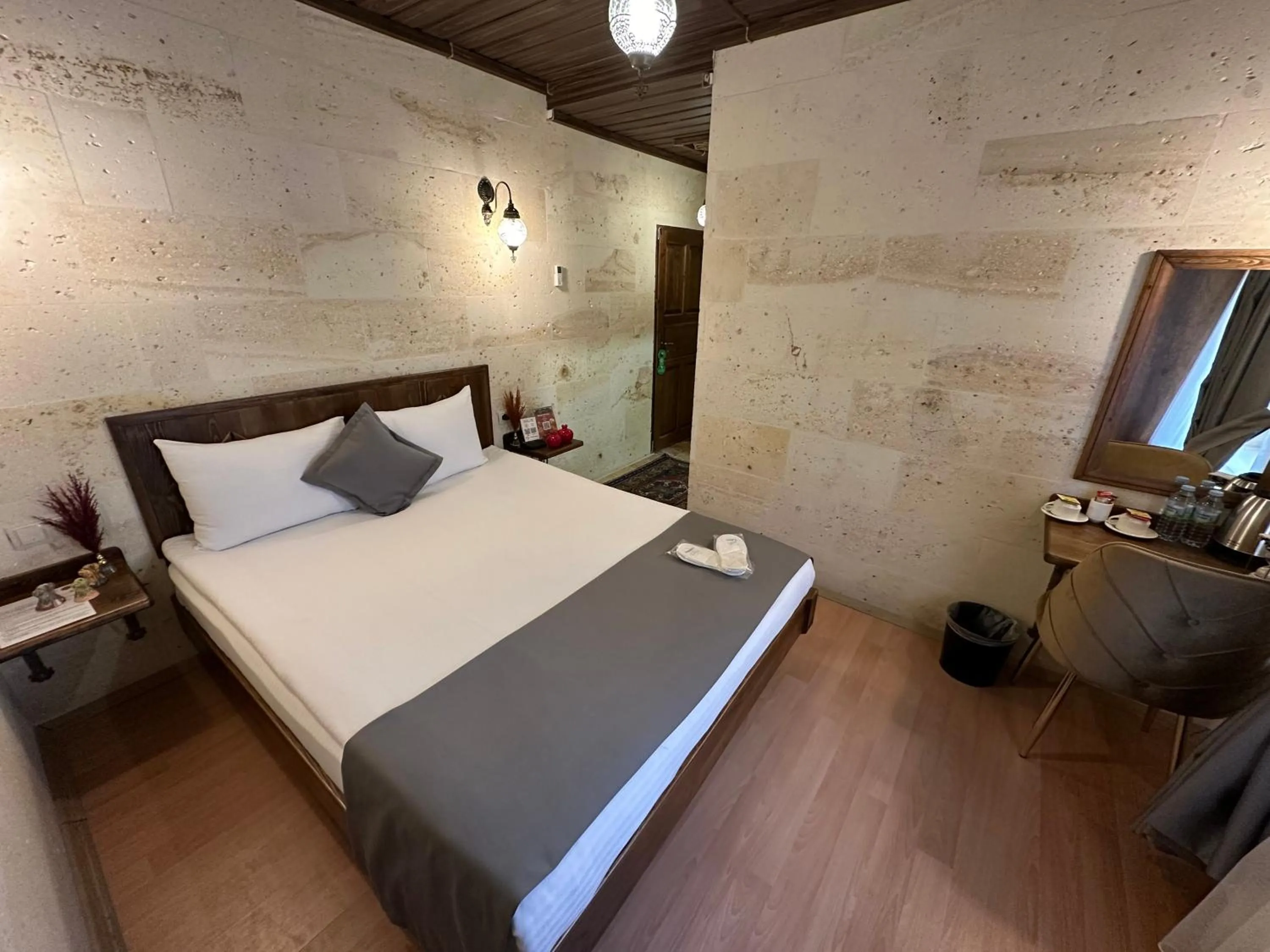 Bed in Virtus Cappadocia Hotel Göreme